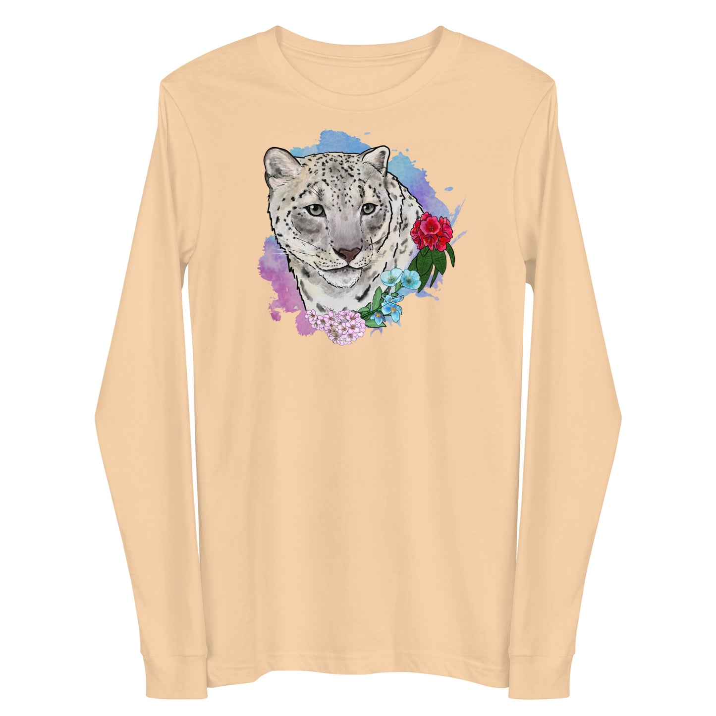 Snow Leopard Unisex Long Sleeve Tee