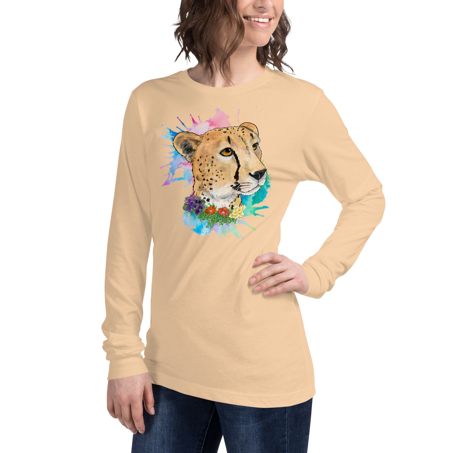 Cheetah Unisex Long Sleeve Tee