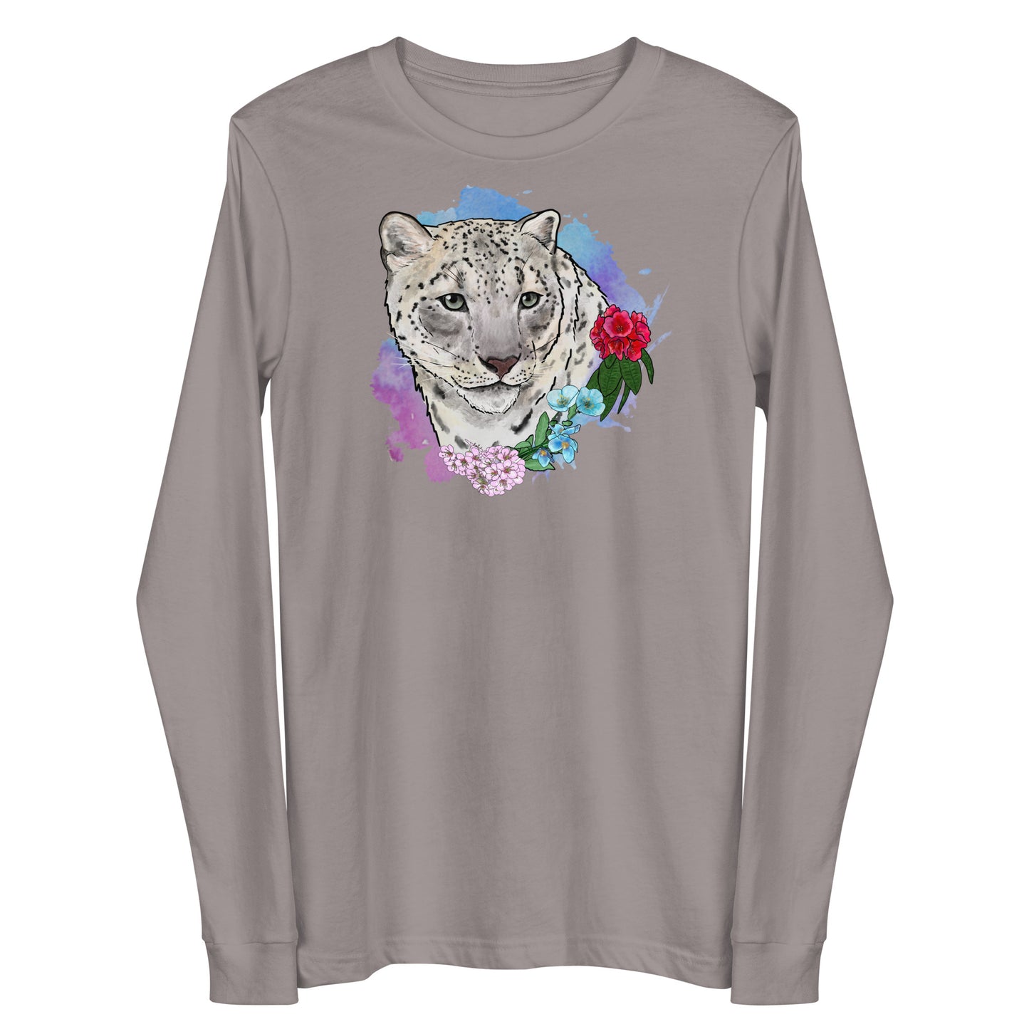 Snow Leopard Unisex Long Sleeve Tee