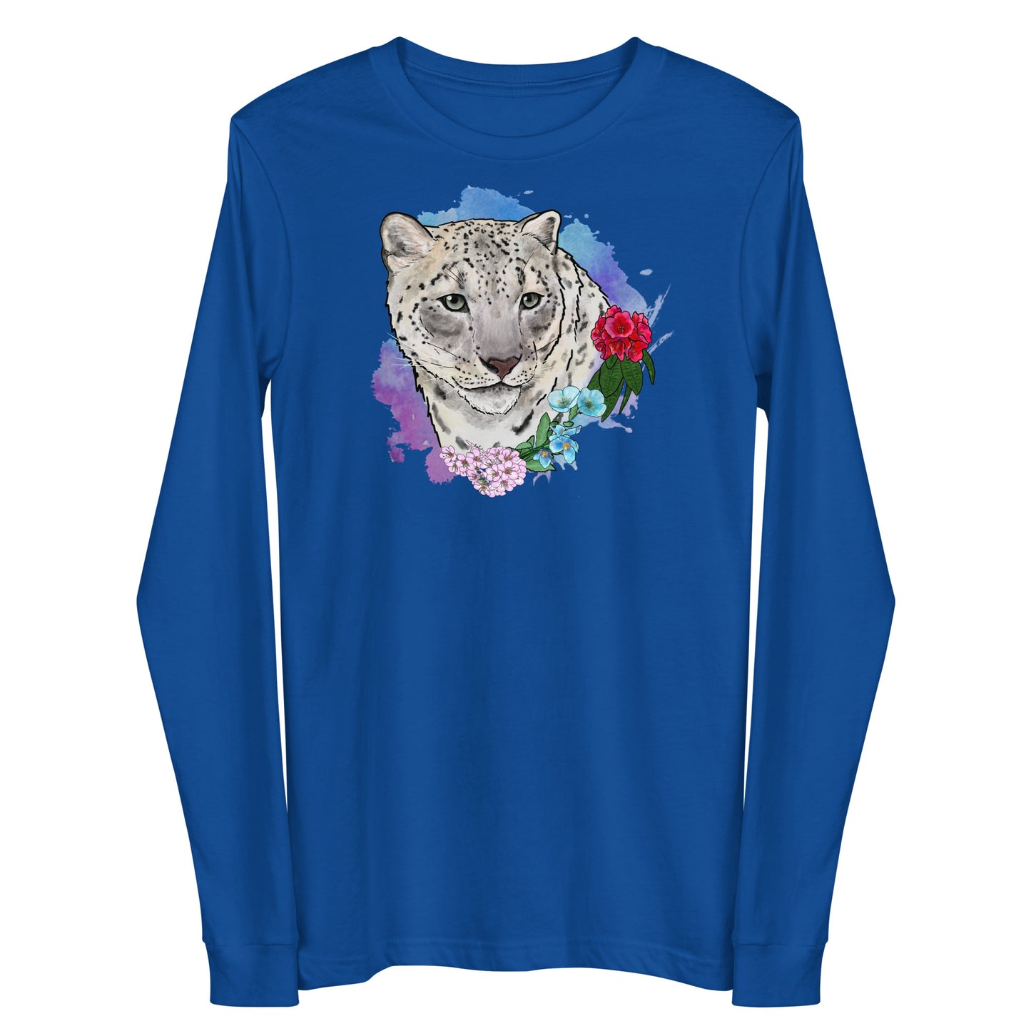 Snow Leopard Unisex Long Sleeve Tee
