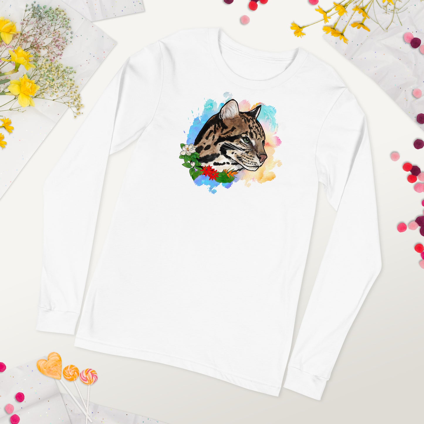 Ocelot Unisex Long Sleeve Tee