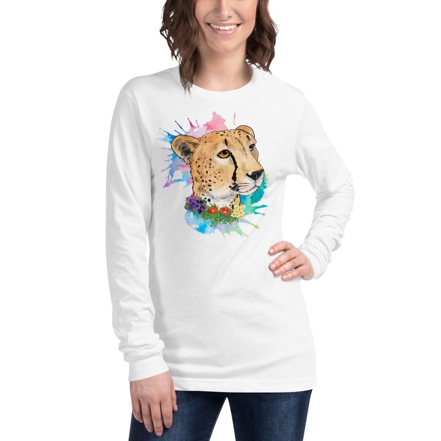 Cheetah Unisex Long Sleeve Tee