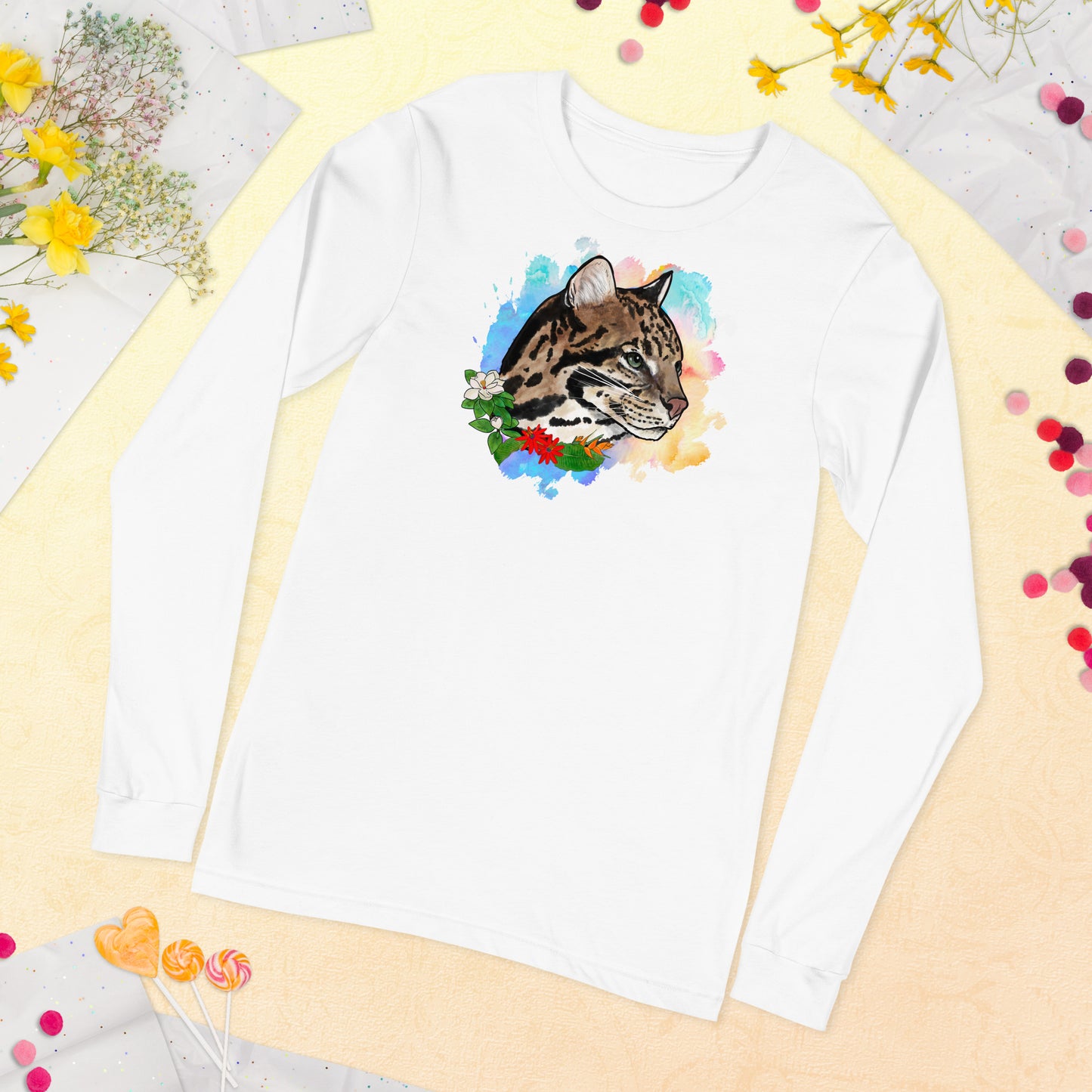 Ocelot Unisex Long Sleeve Tee