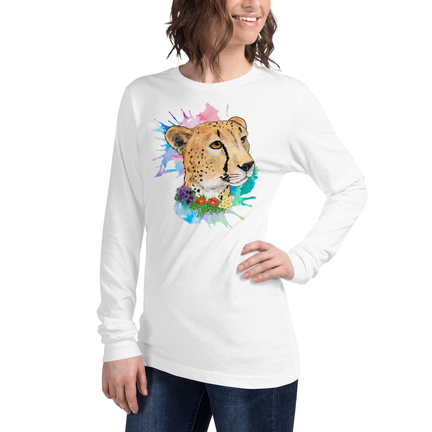 Cheetah Unisex Long Sleeve Tee
