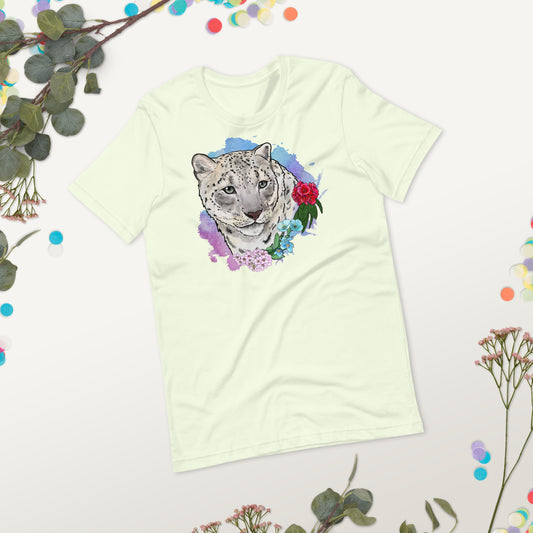 Snow Leopard Unisex t-shirt