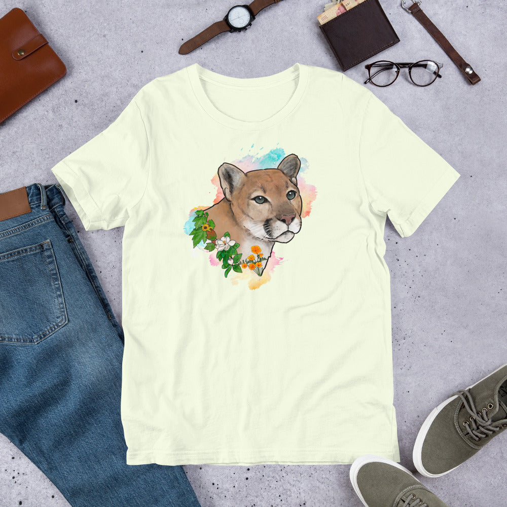 Mountain Lion Unisex t-shirt