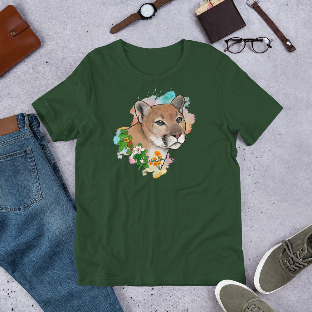 Mountain Lion Unisex t-shirt
