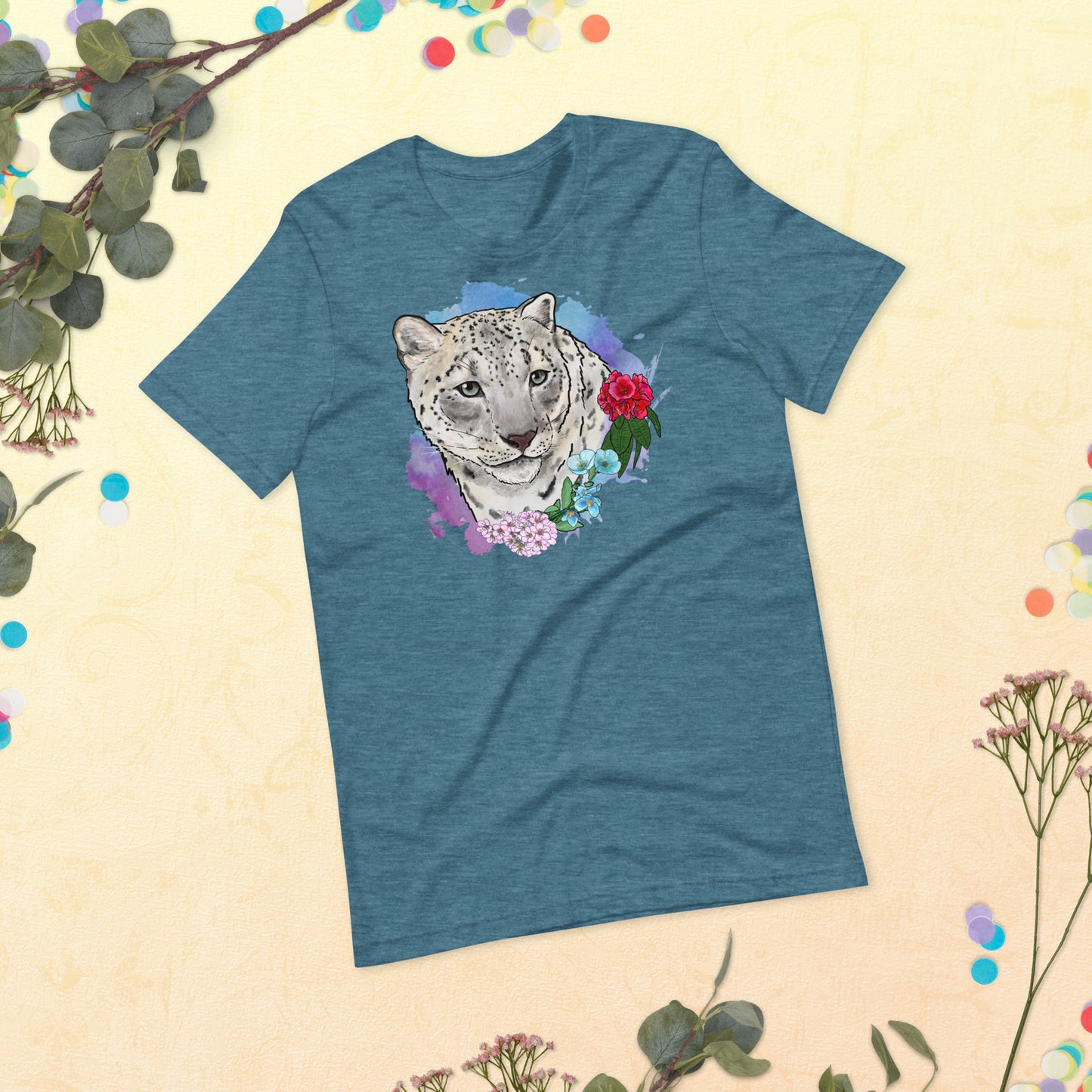 Snow Leopard Unisex t-shirt