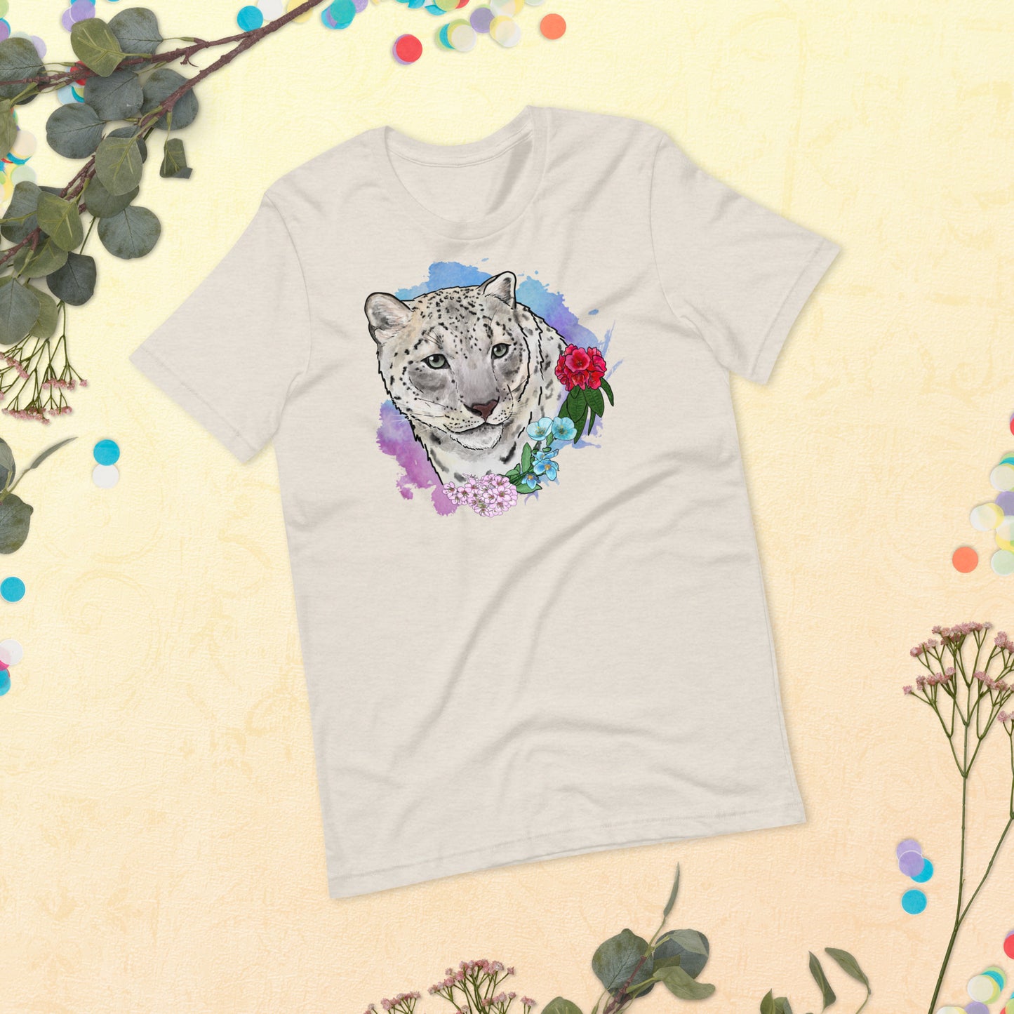 Snow Leopard Unisex t-shirt