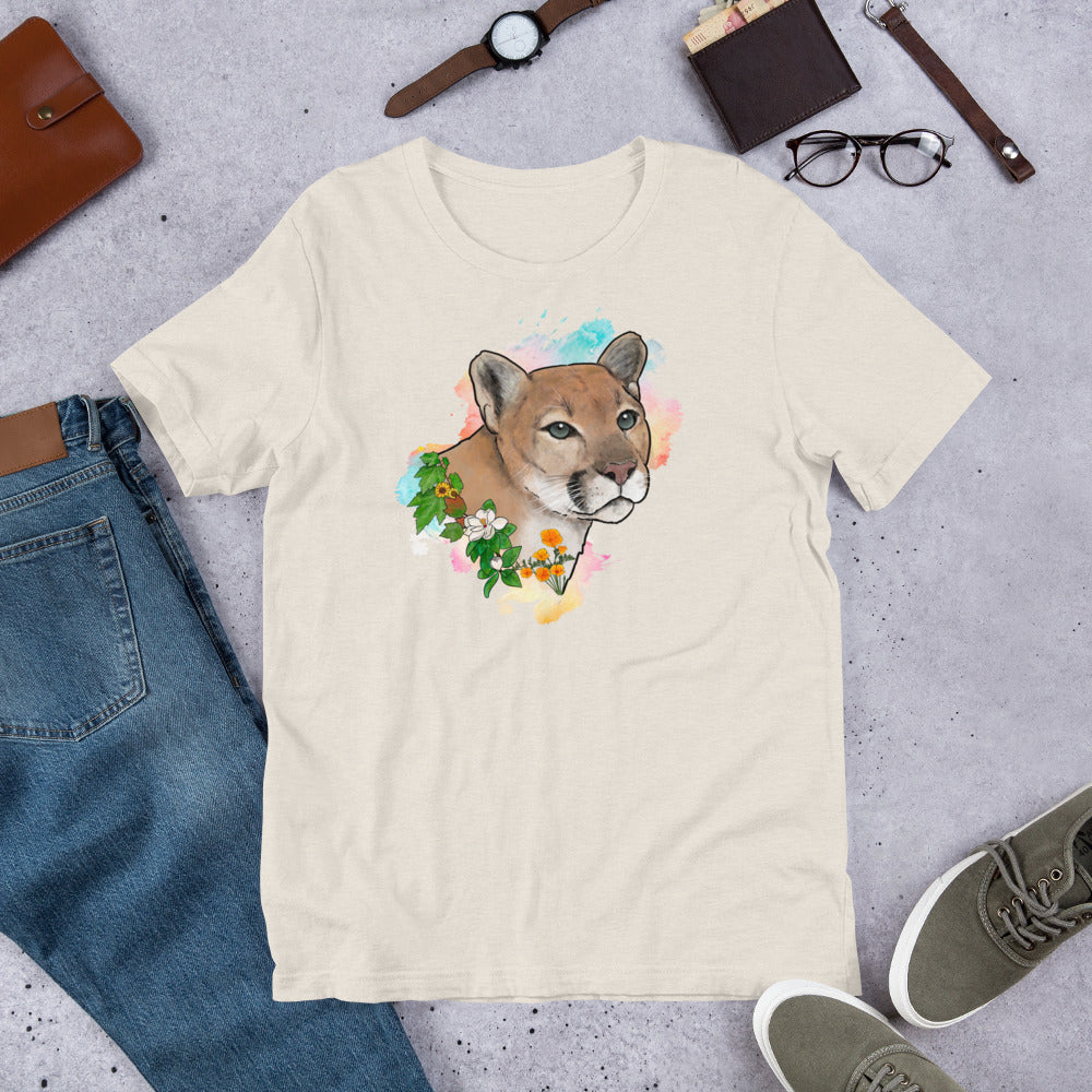 Mountain Lion Unisex t-shirt