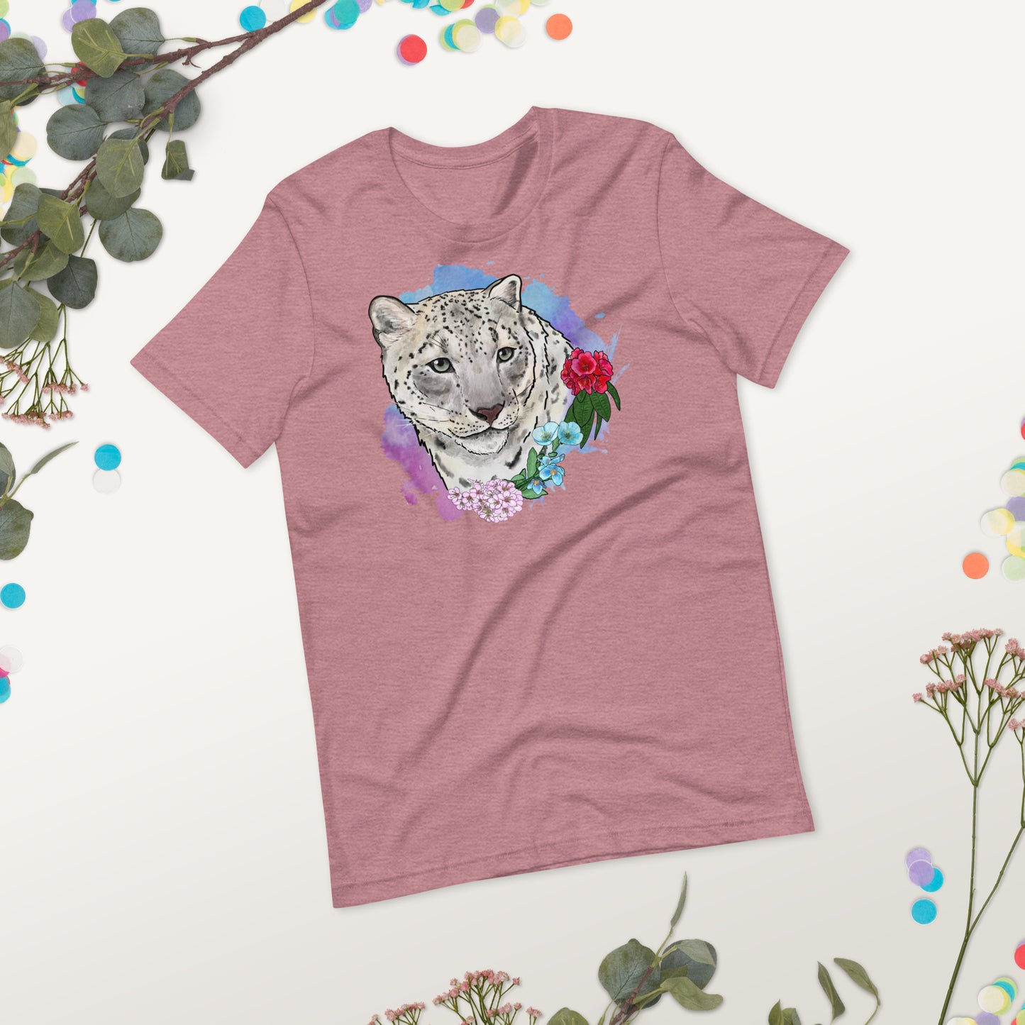Snow Leopard Unisex t-shirt
