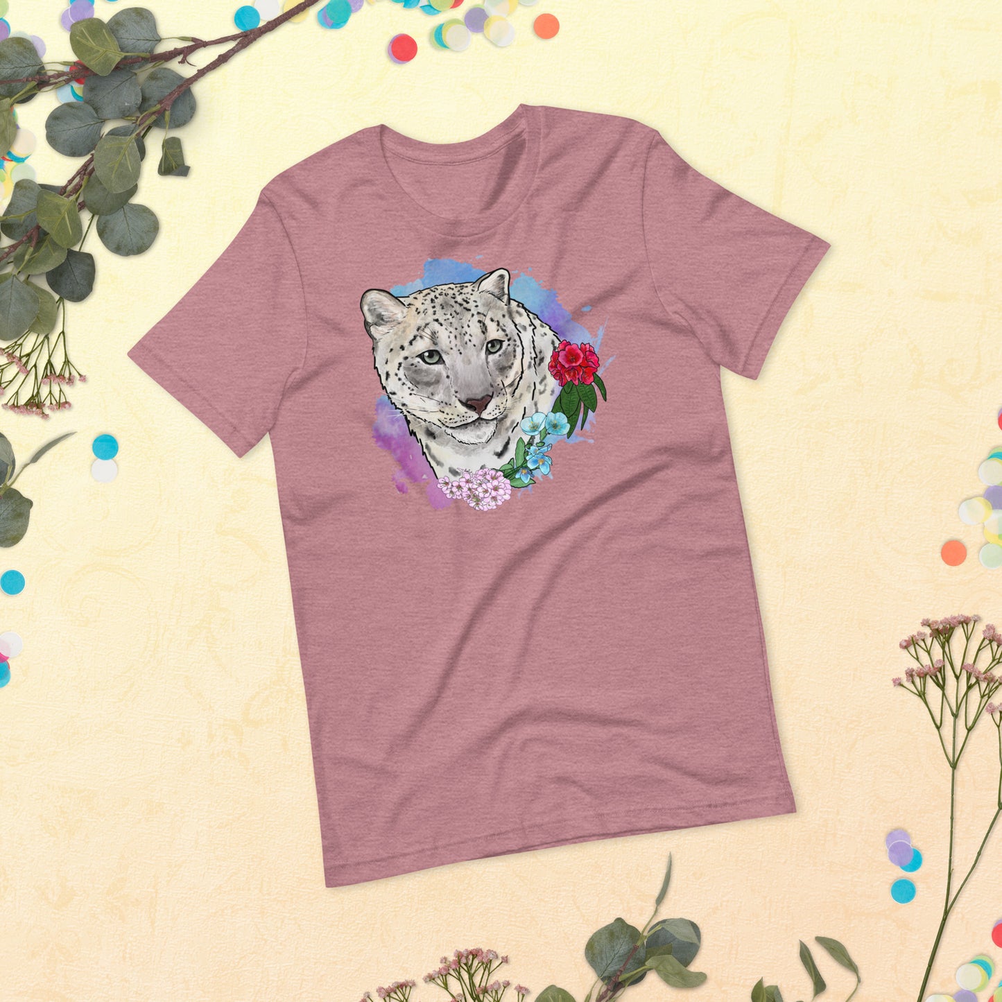Snow Leopard Unisex t-shirt