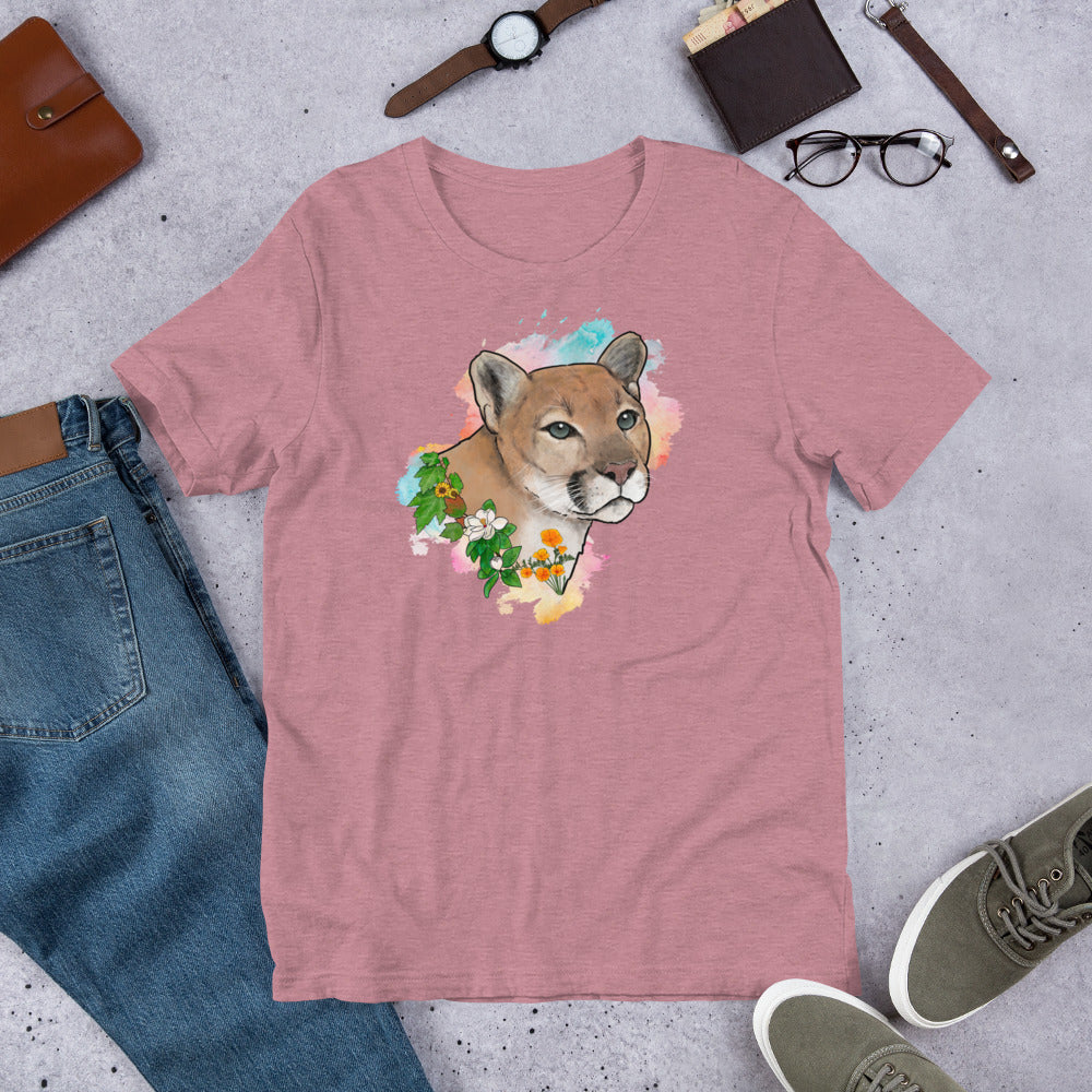 Mountain Lion Unisex t-shirt