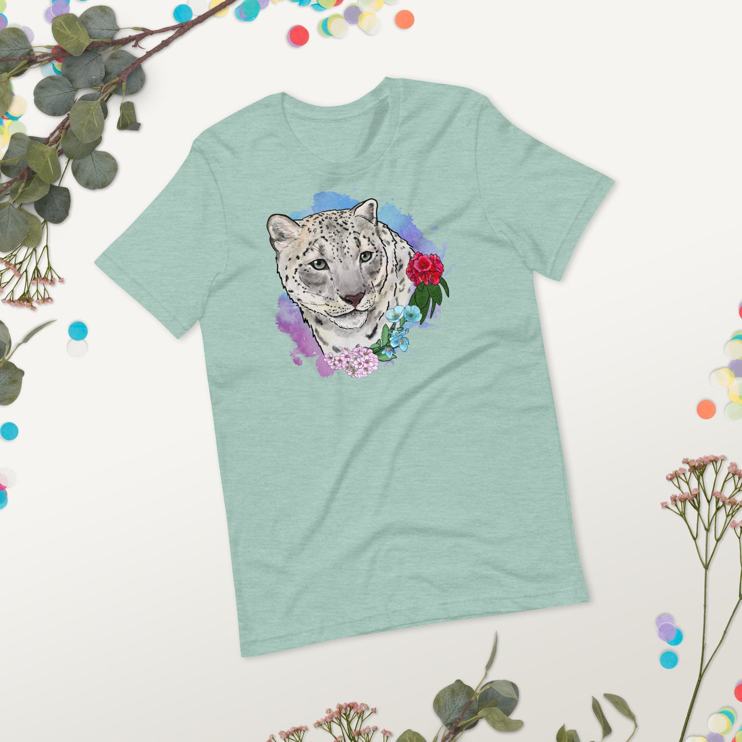 Snow Leopard Unisex t-shirt