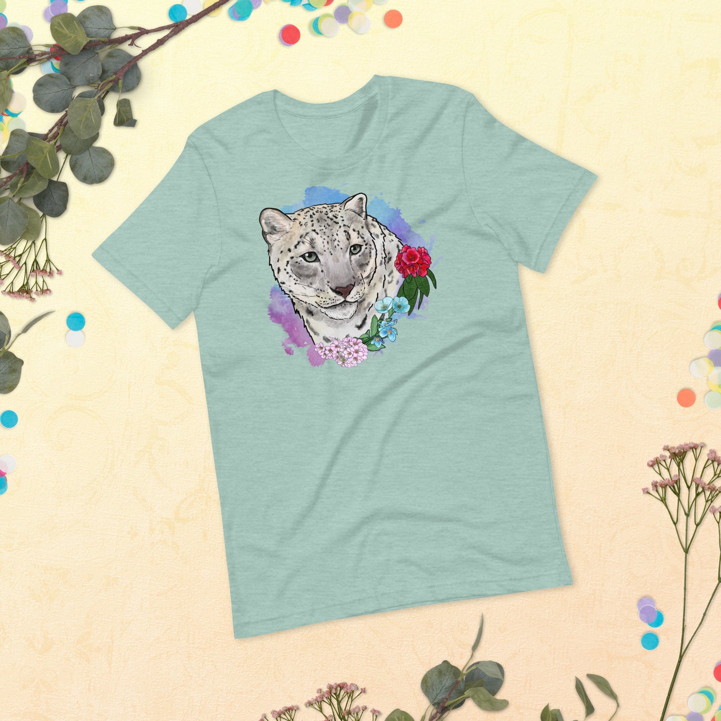 Snow Leopard Unisex t-shirt