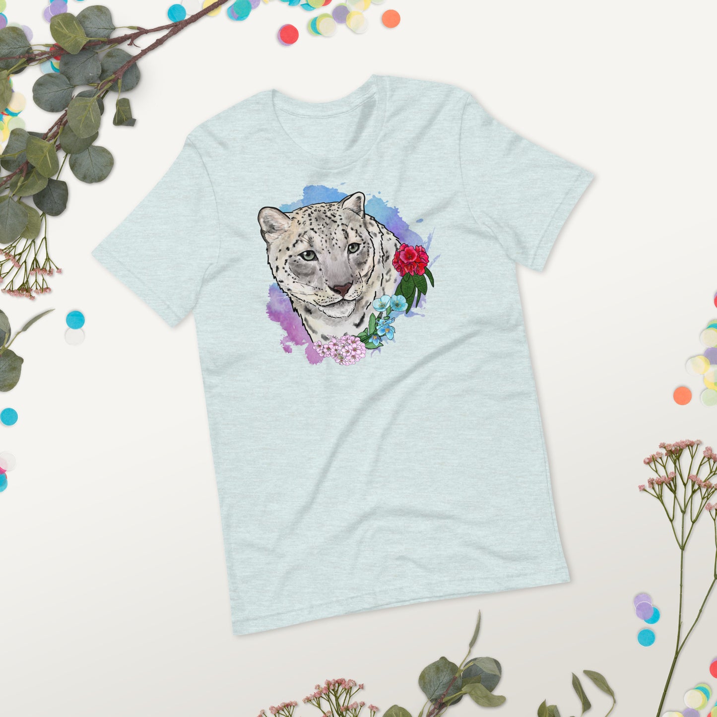 Snow Leopard Unisex t-shirt