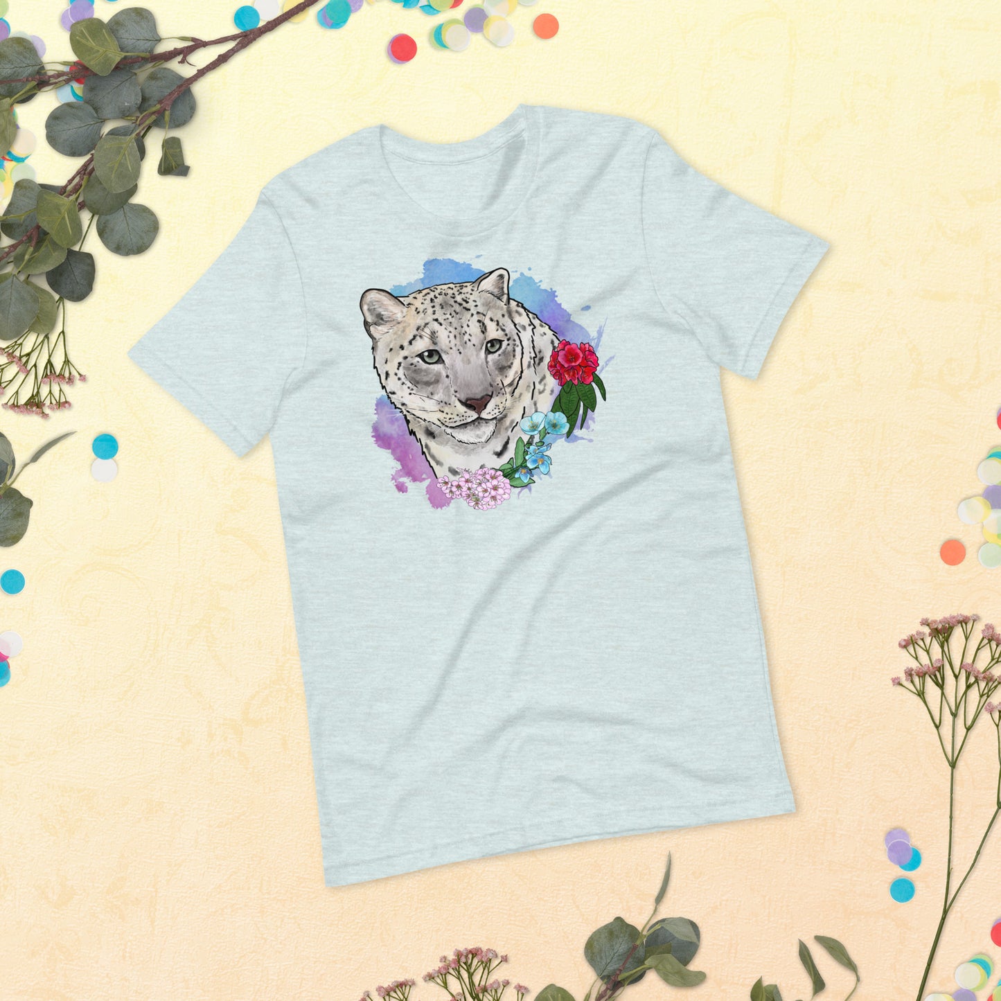 Snow Leopard Unisex t-shirt