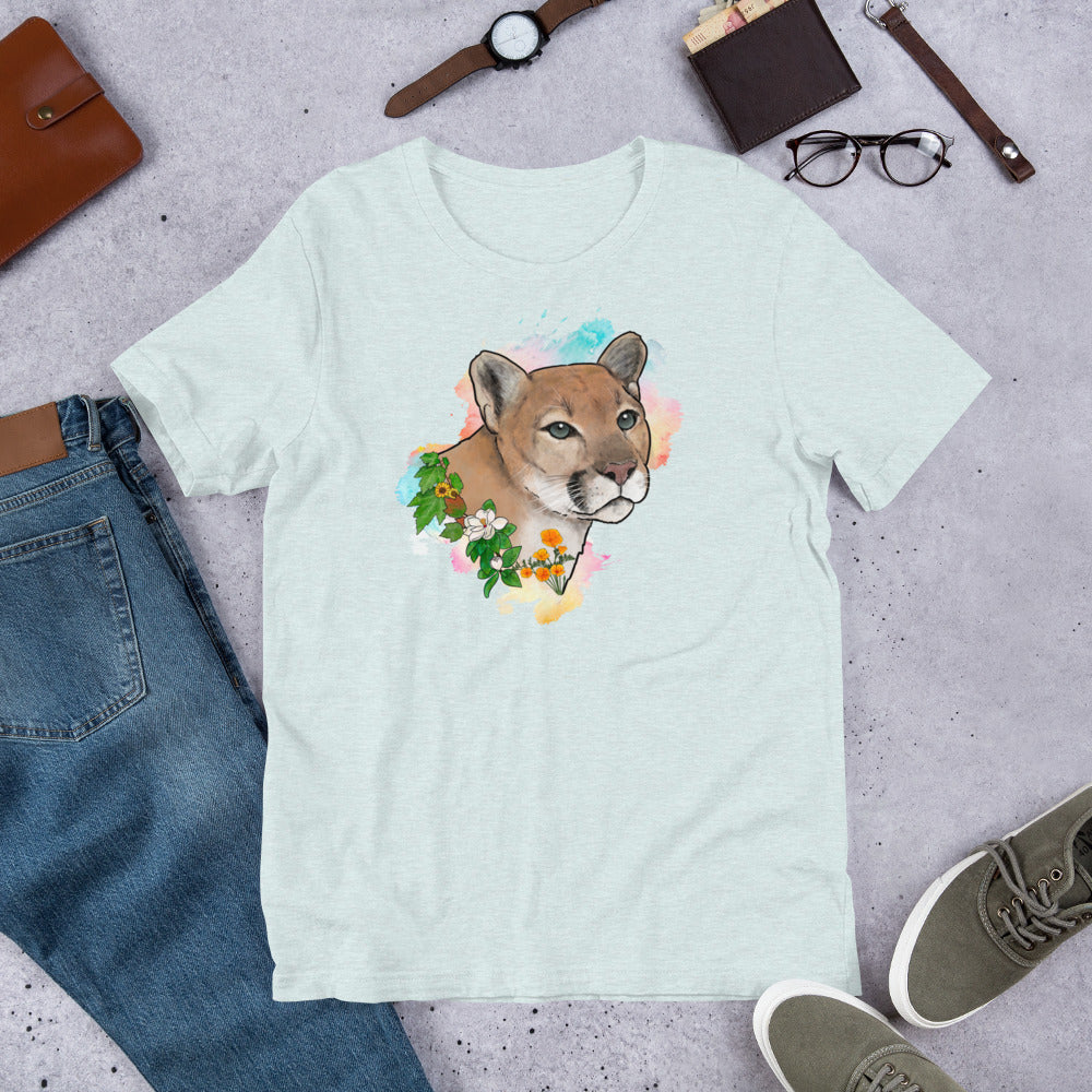 Mountain Lion Unisex t-shirt