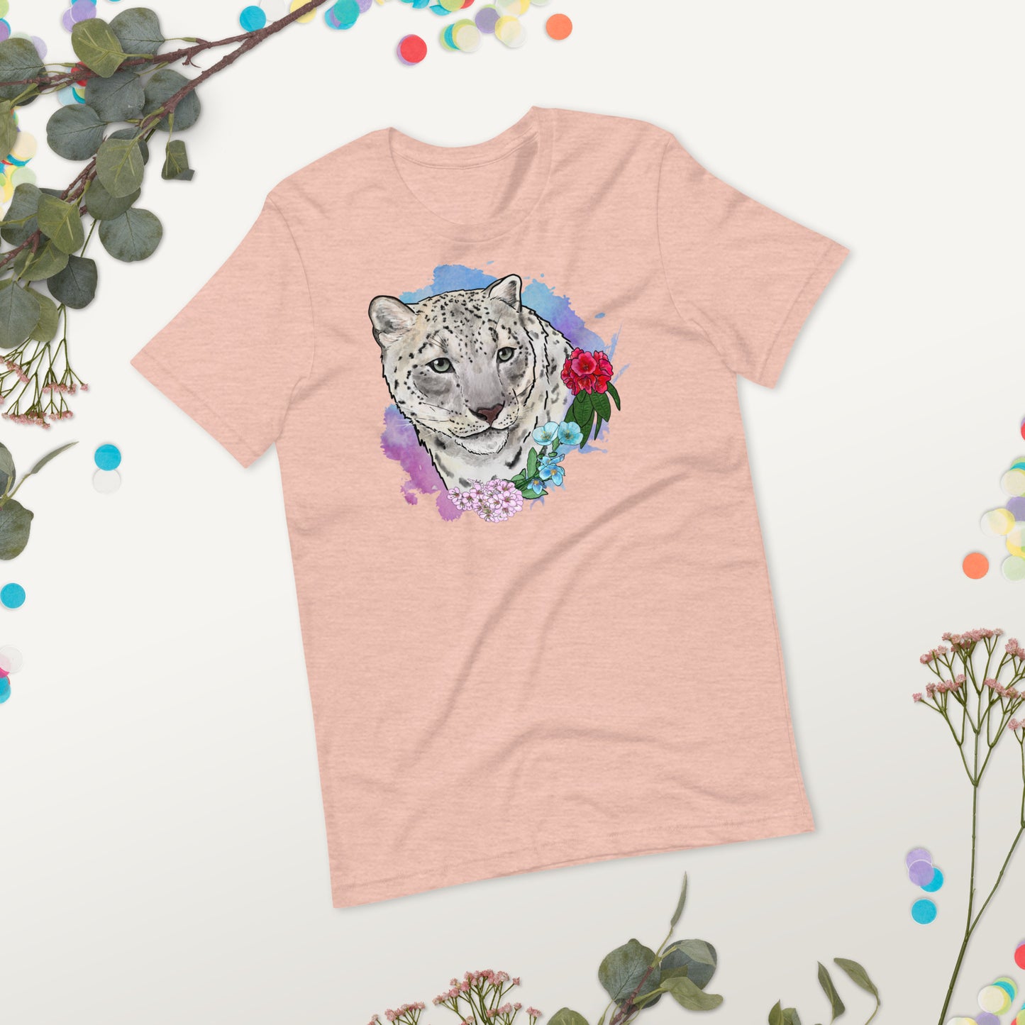Snow Leopard Unisex t-shirt