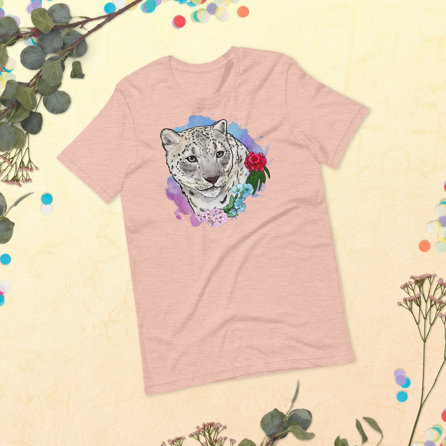 Snow Leopard Unisex t-shirt