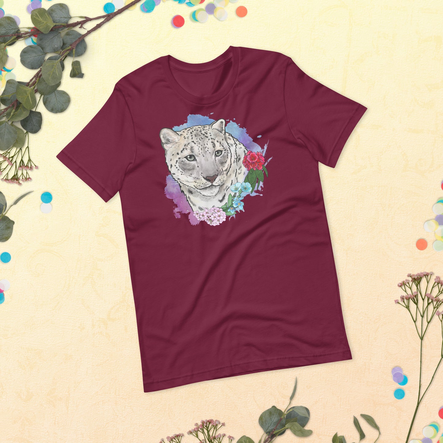 Snow Leopard Unisex t-shirt