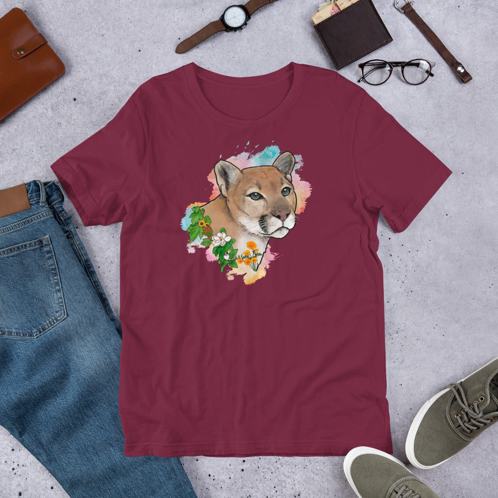 Mountain Lion Unisex t-shirt