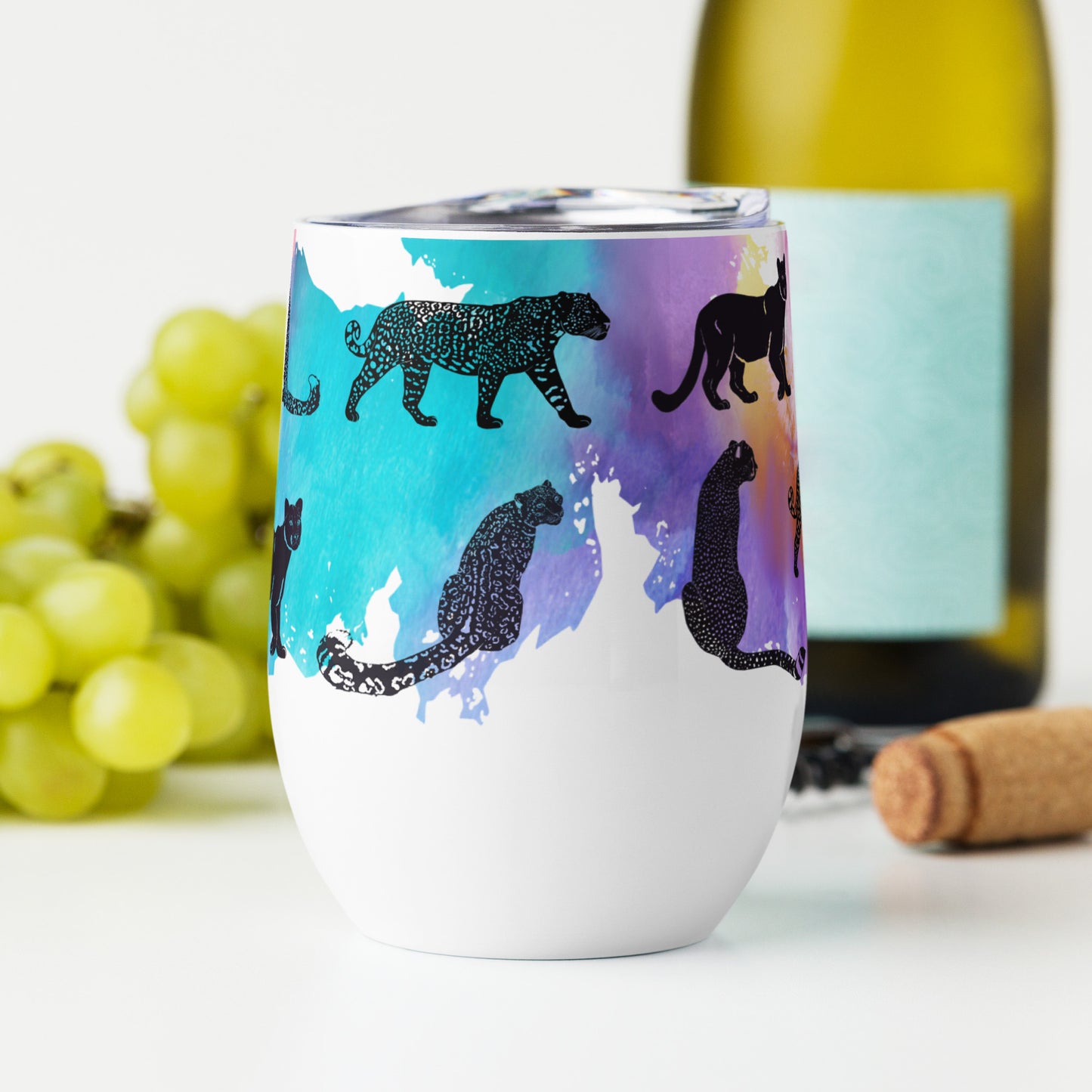 Cat Pattern Wine tumbler