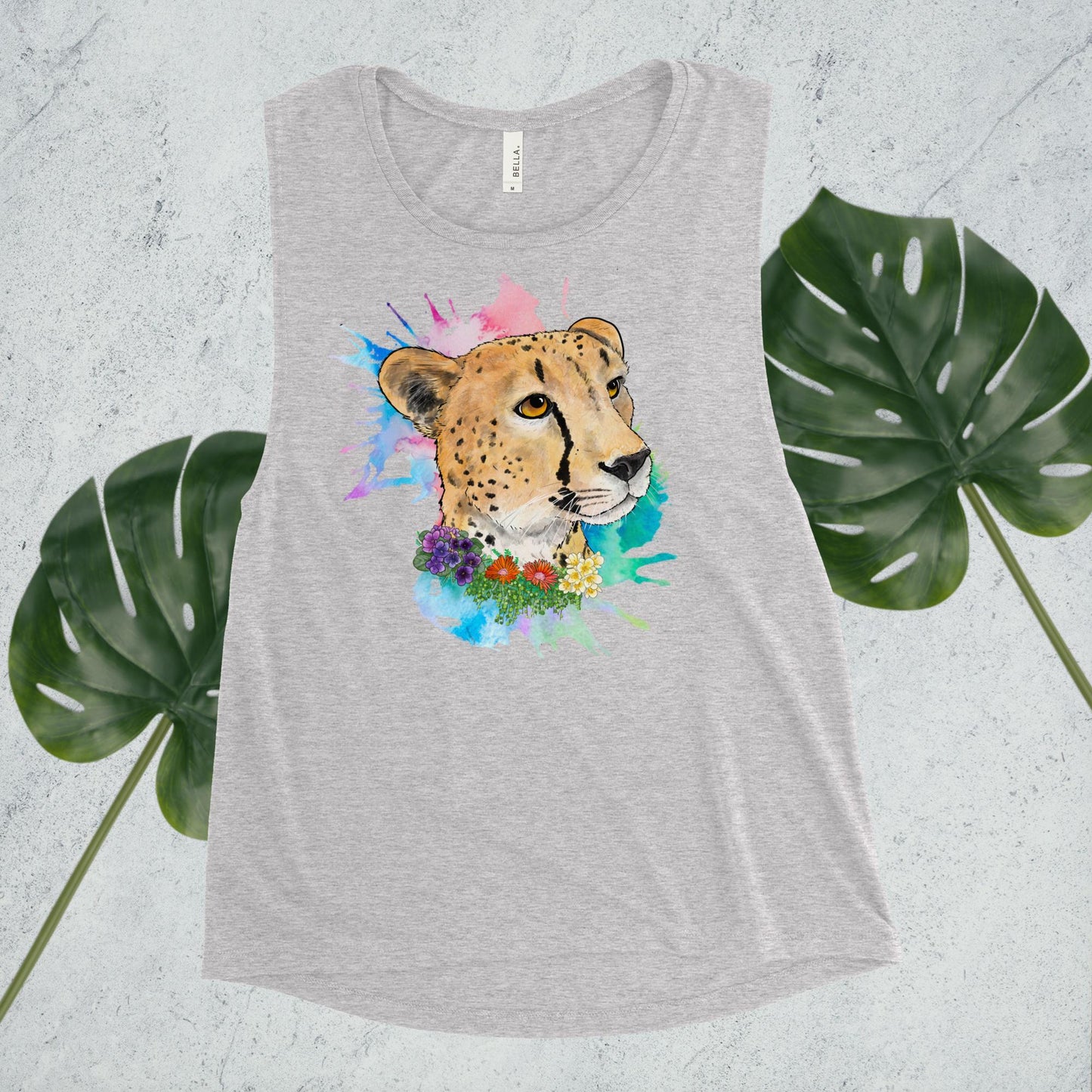 Cheetah Ladies’ Muscle Tank