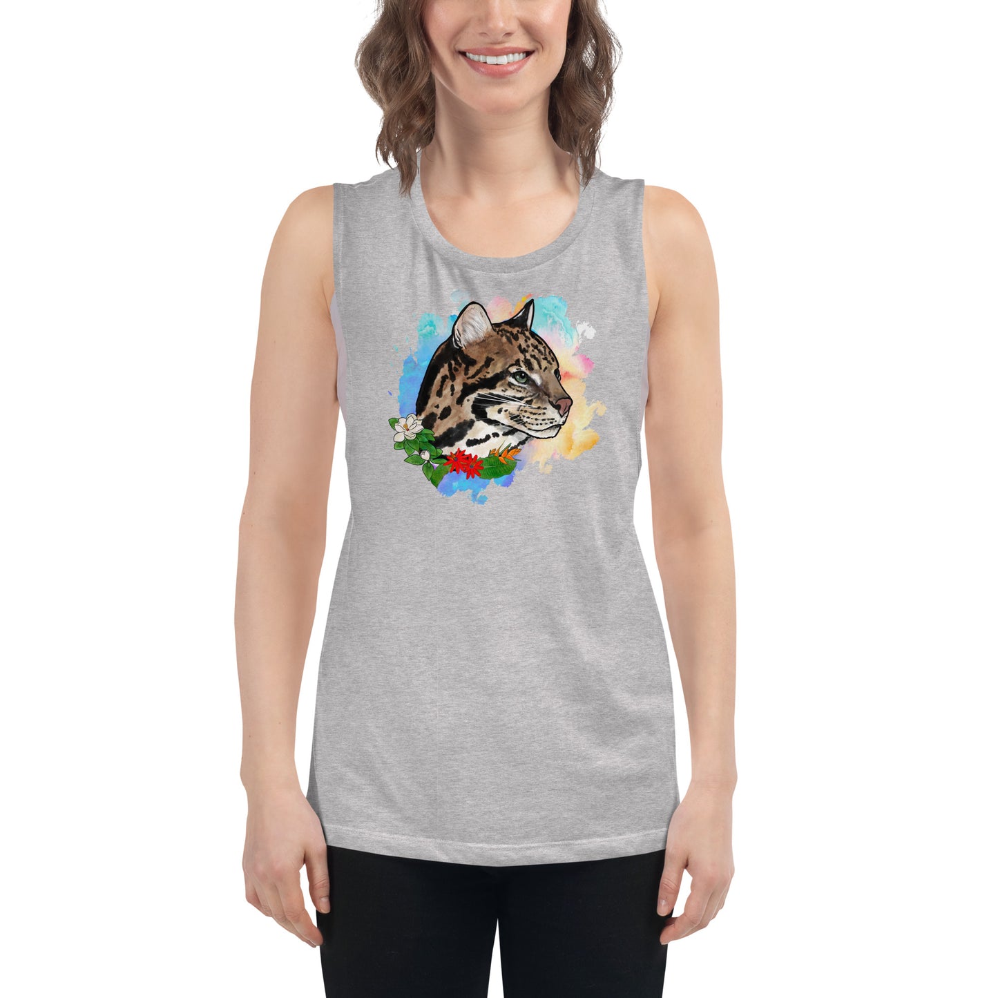 Ocelot Ladies’ Muscle Tank