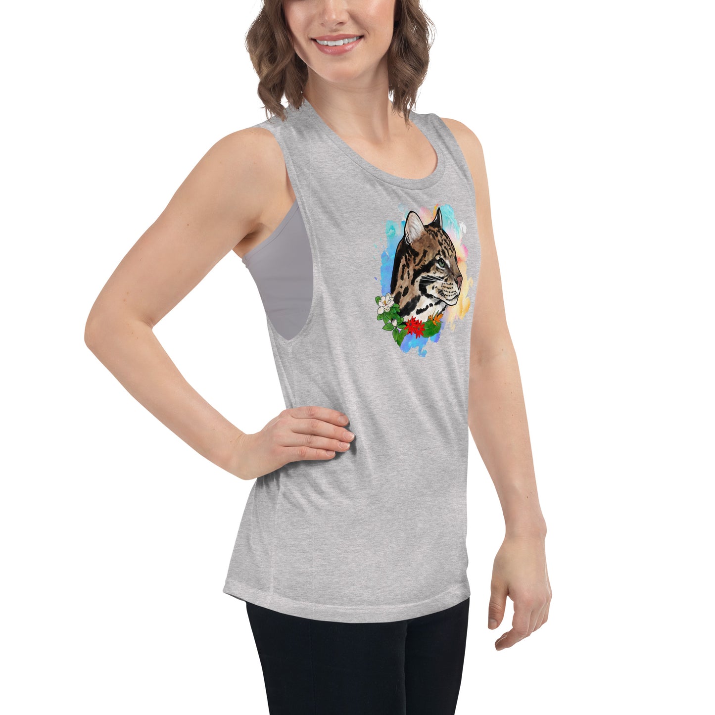 Ocelot Ladies’ Muscle Tank
