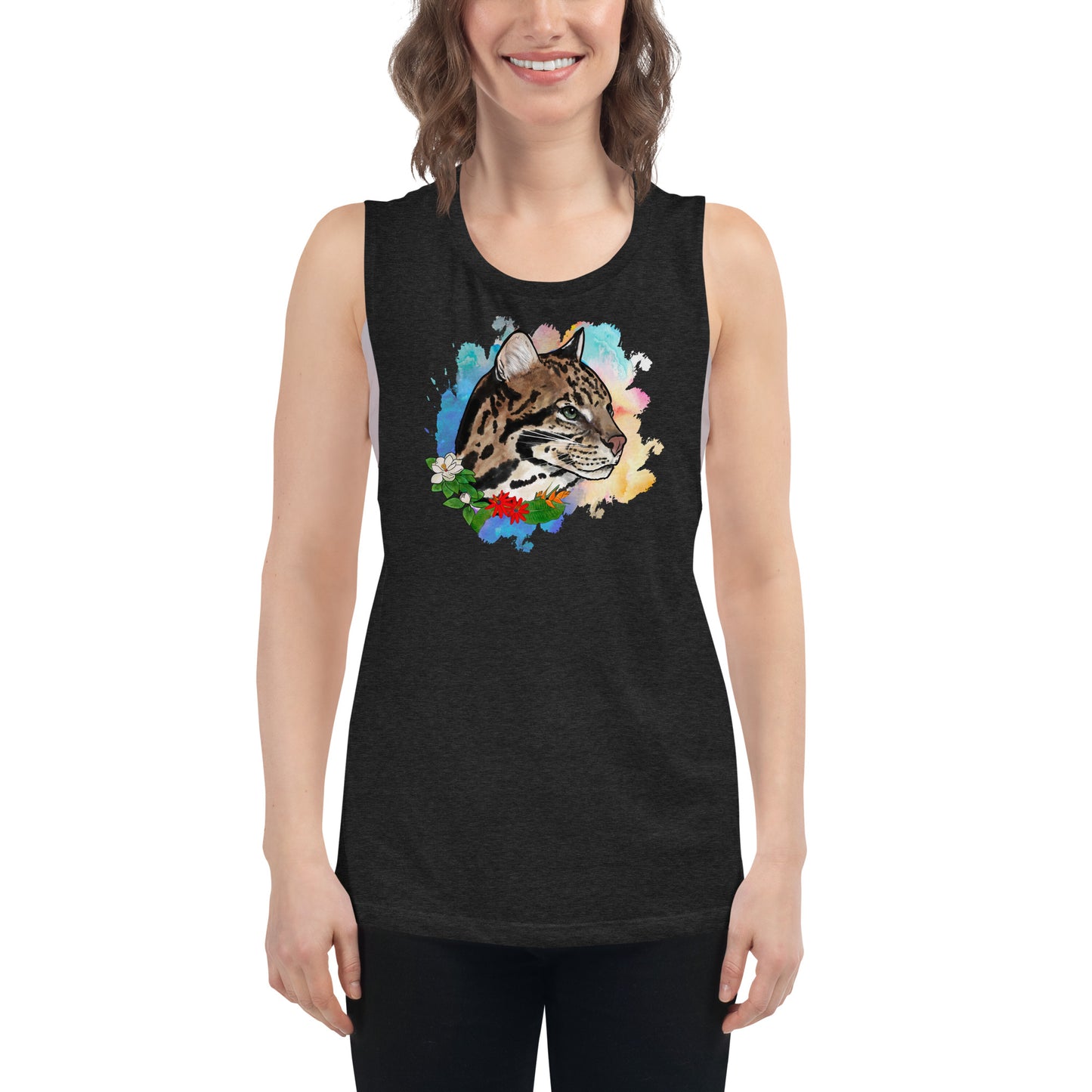 Ocelot Ladies’ Muscle Tank
