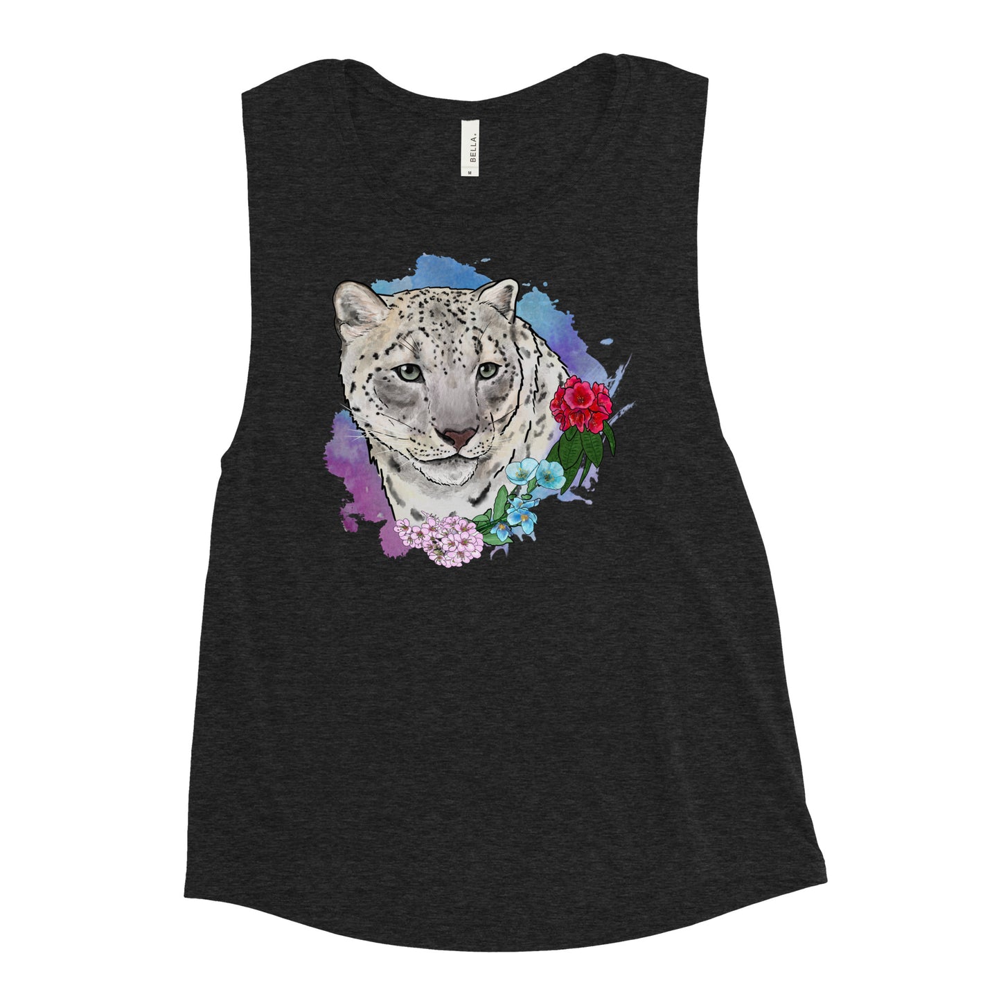 Snow Leopard Ladies’ Muscle Tank