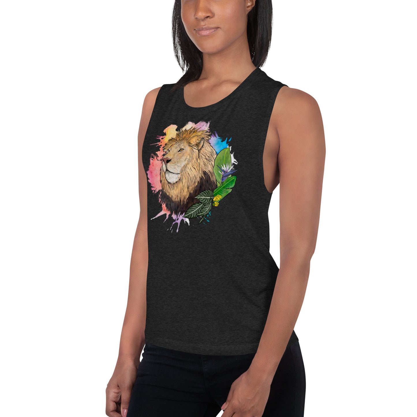 Lion Ladies’ Muscle Tank