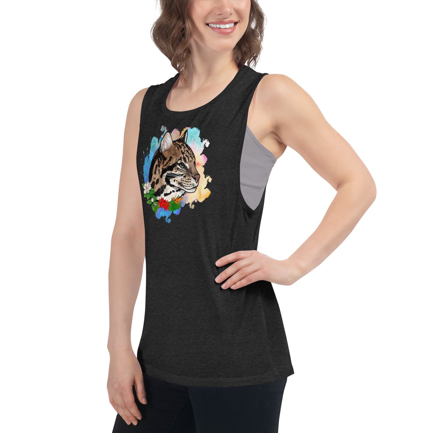 Ocelot Ladies’ Muscle Tank