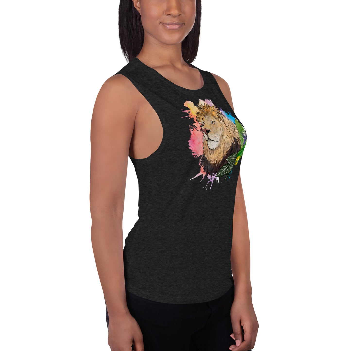 Lion Ladies’ Muscle Tank