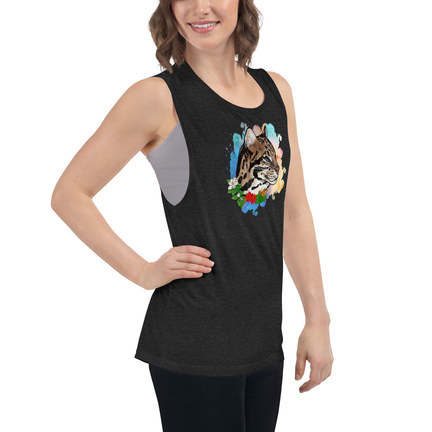 Ocelot Ladies’ Muscle Tank