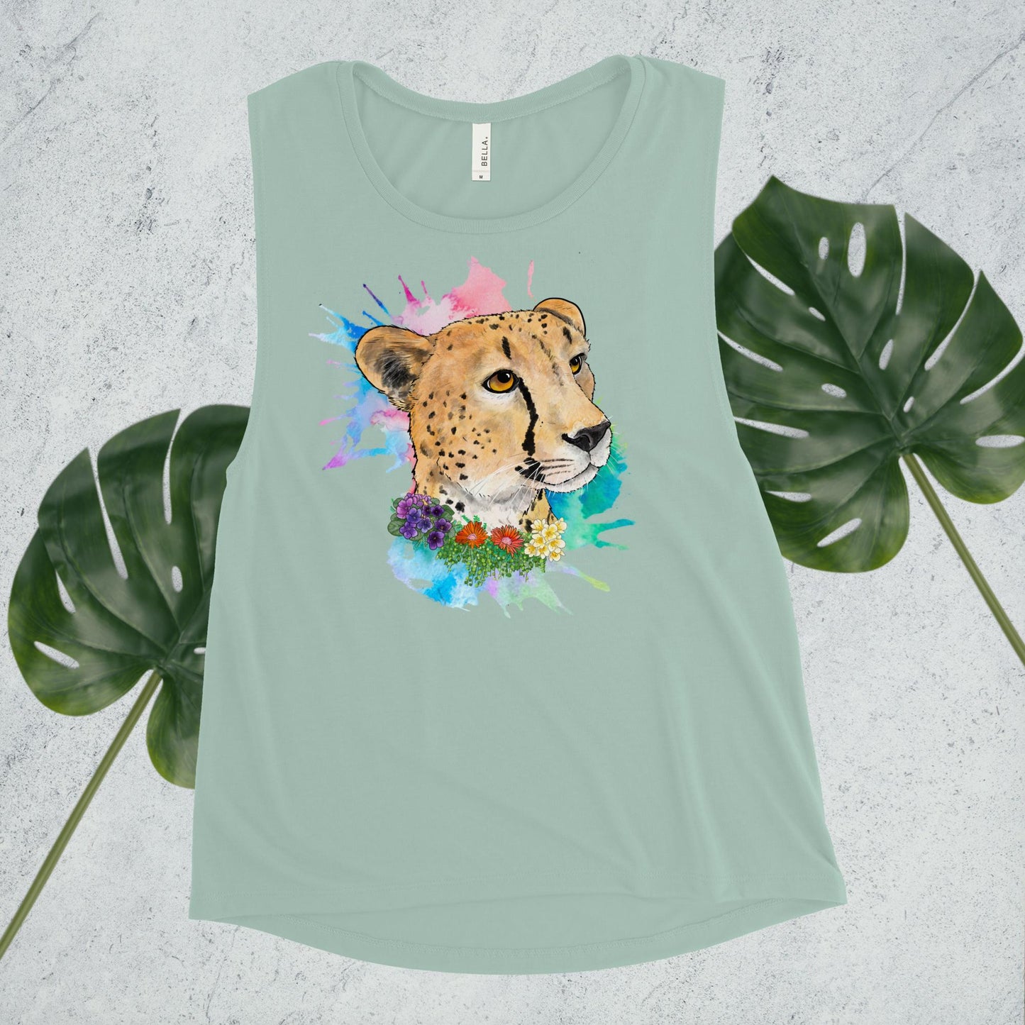 Cheetah Ladies’ Muscle Tank