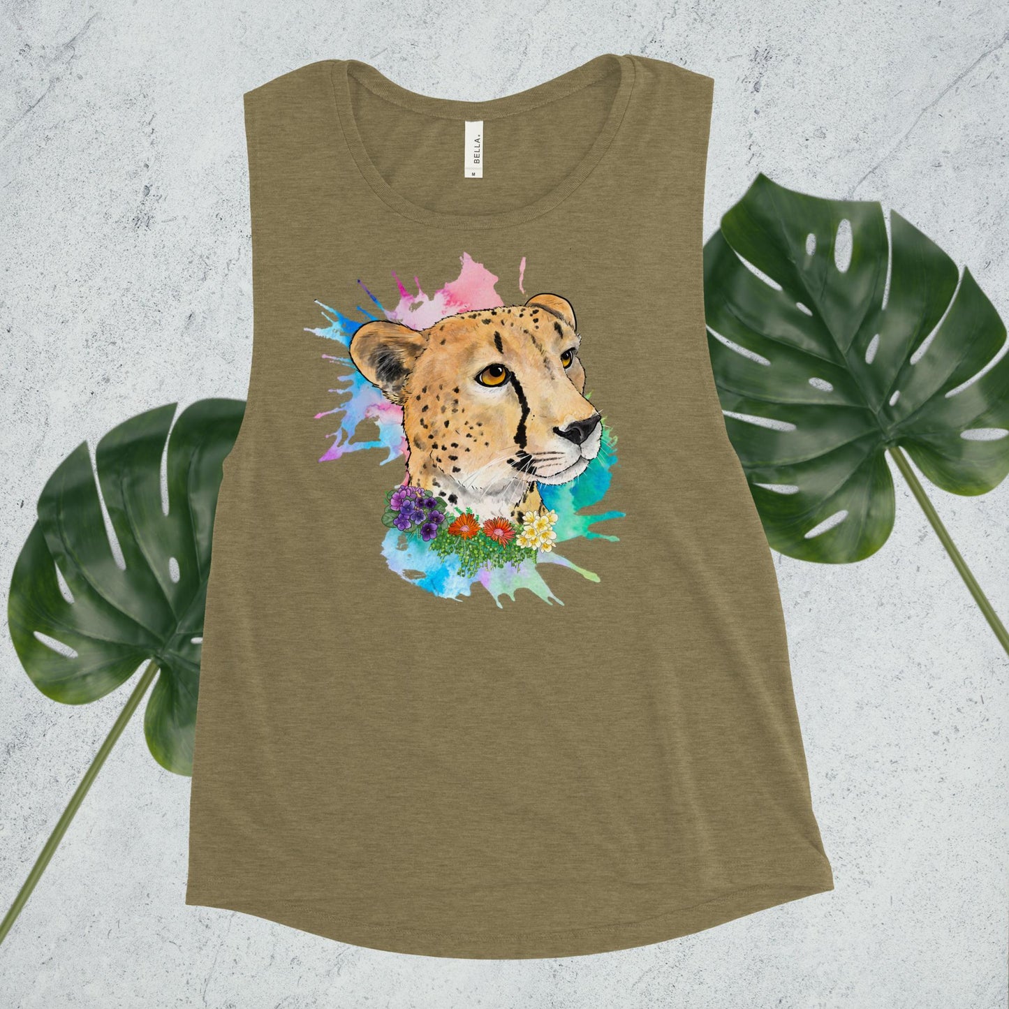 Cheetah Ladies’ Muscle Tank