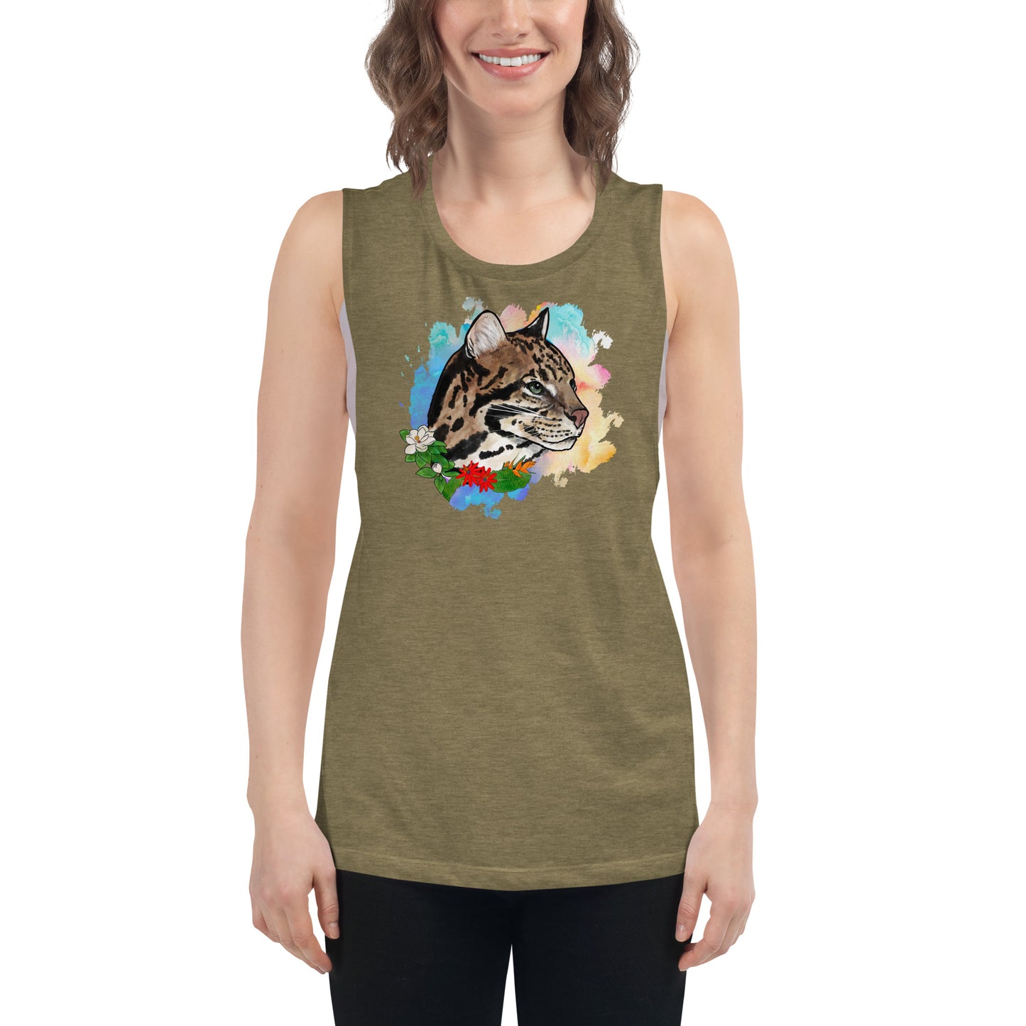 Ocelot Ladies’ Muscle Tank