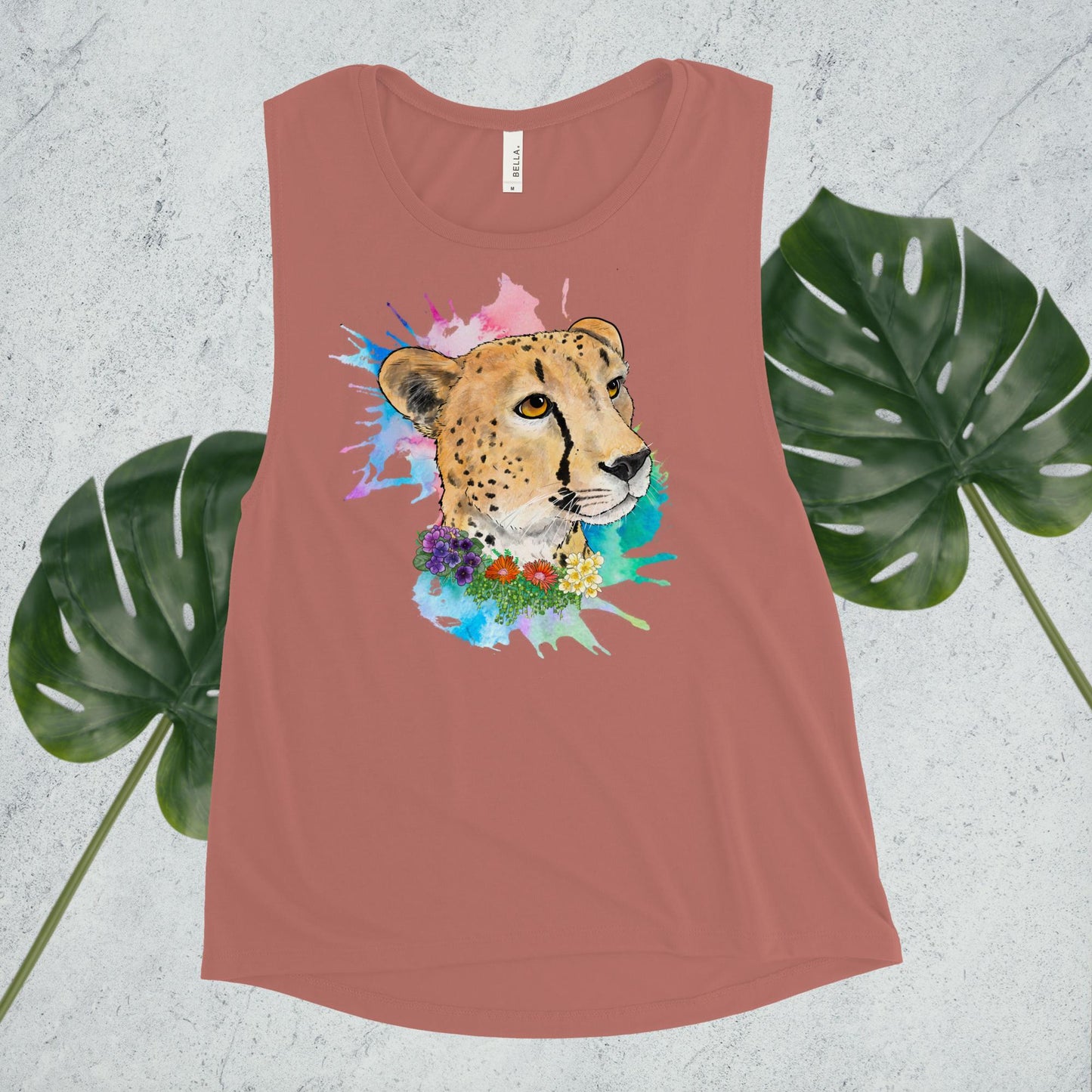 Cheetah Ladies’ Muscle Tank