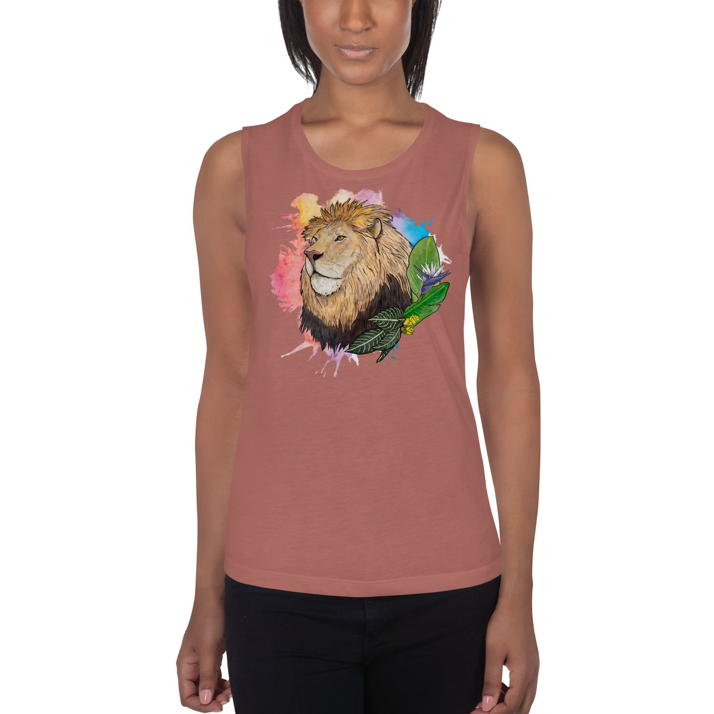 Lion Ladies’ Muscle Tank