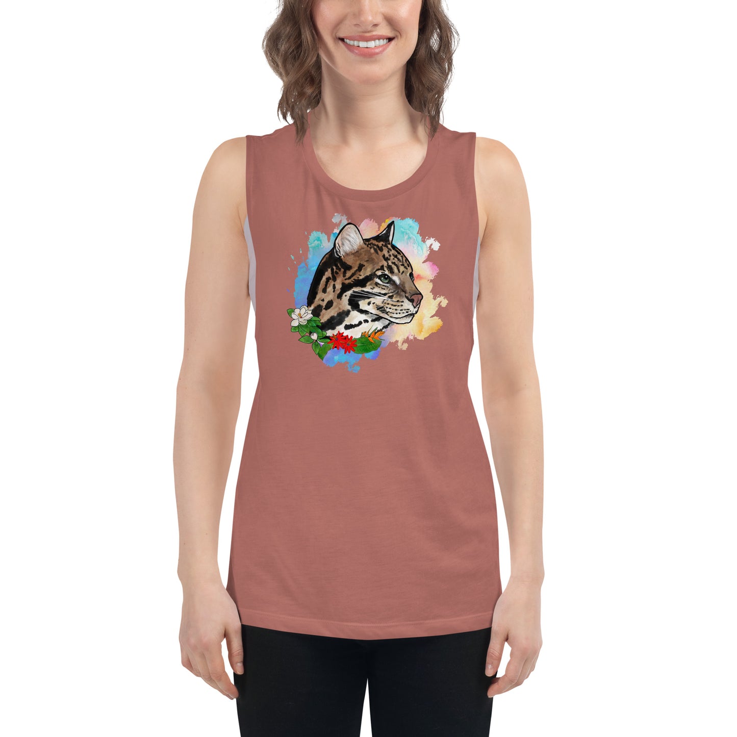 Ocelot Ladies’ Muscle Tank