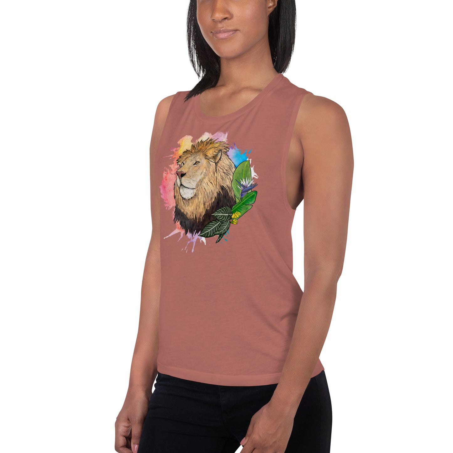 Lion Ladies’ Muscle Tank