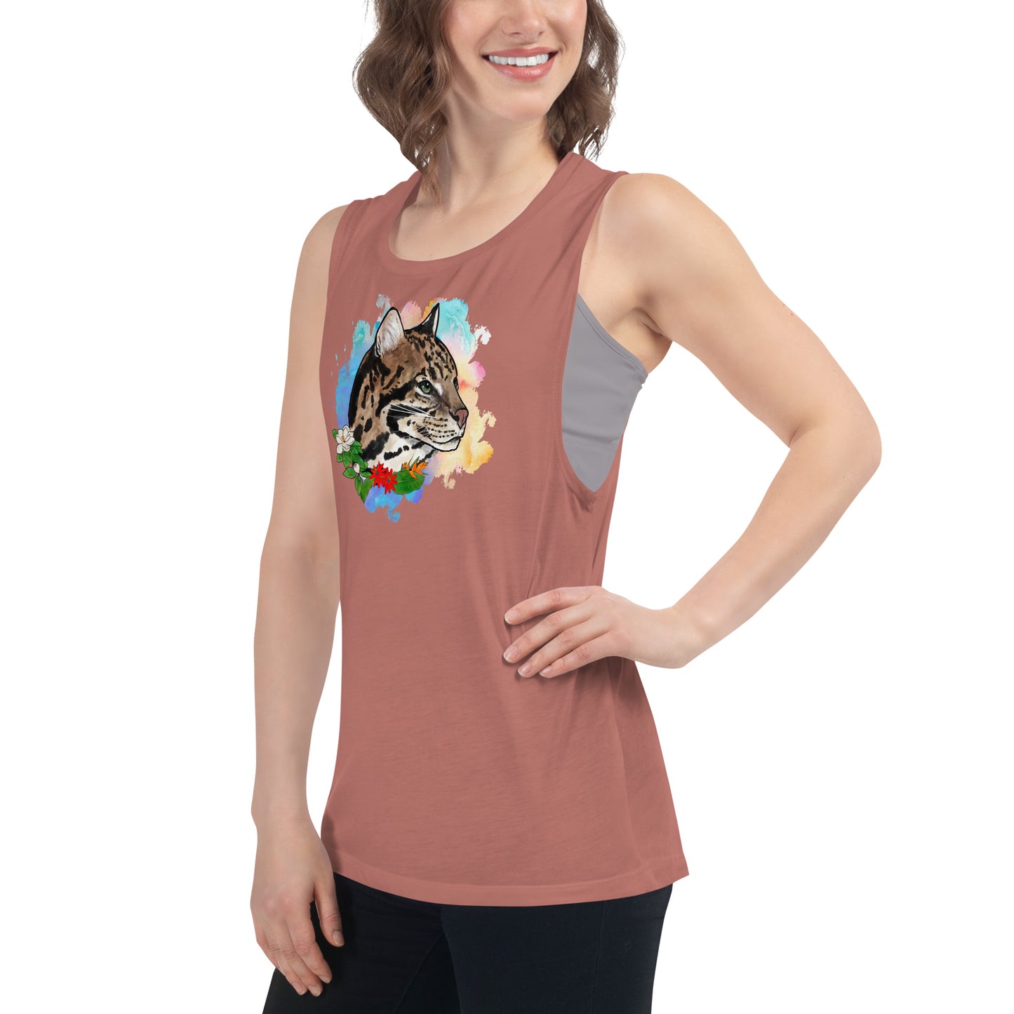Ocelot Ladies’ Muscle Tank