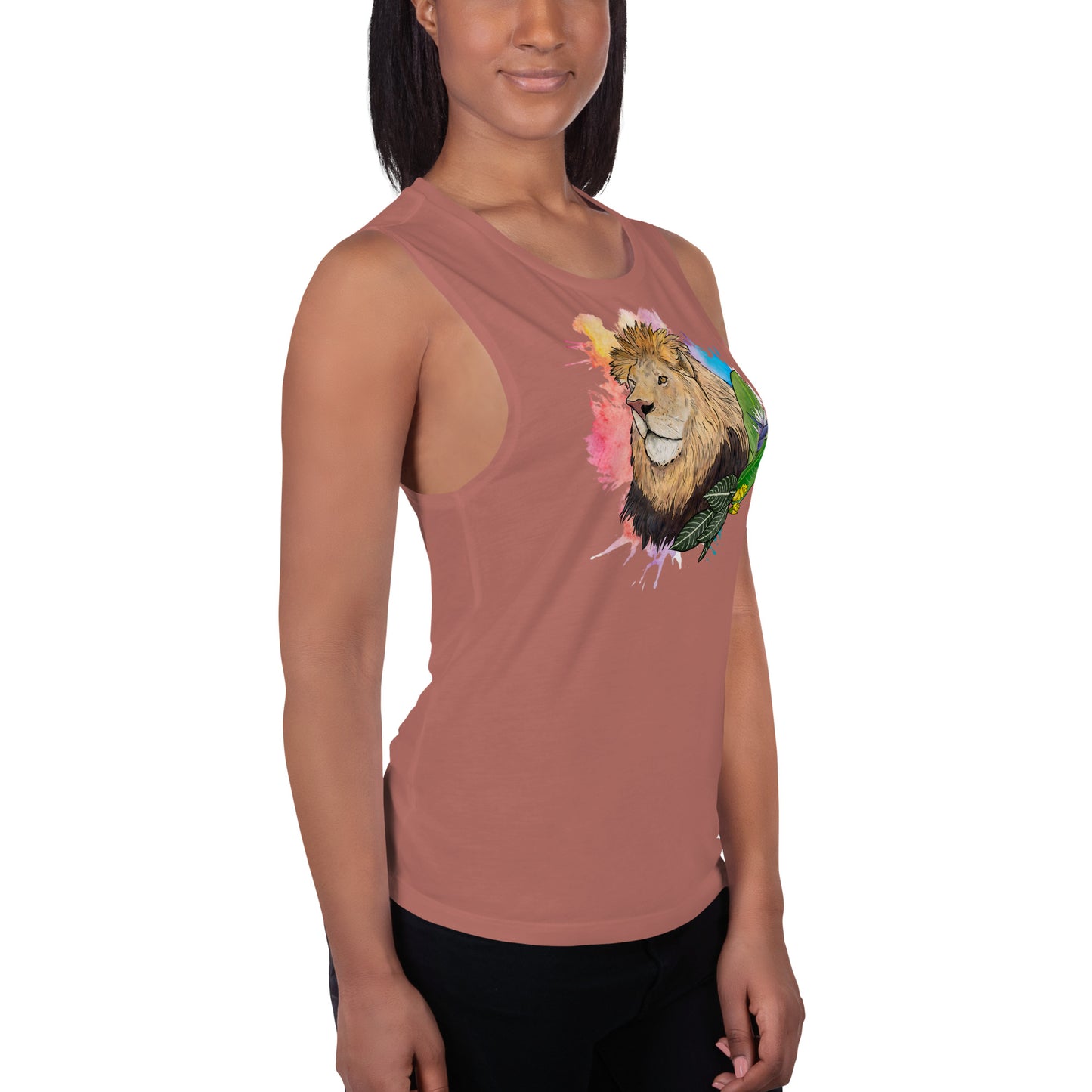 Lion Ladies’ Muscle Tank