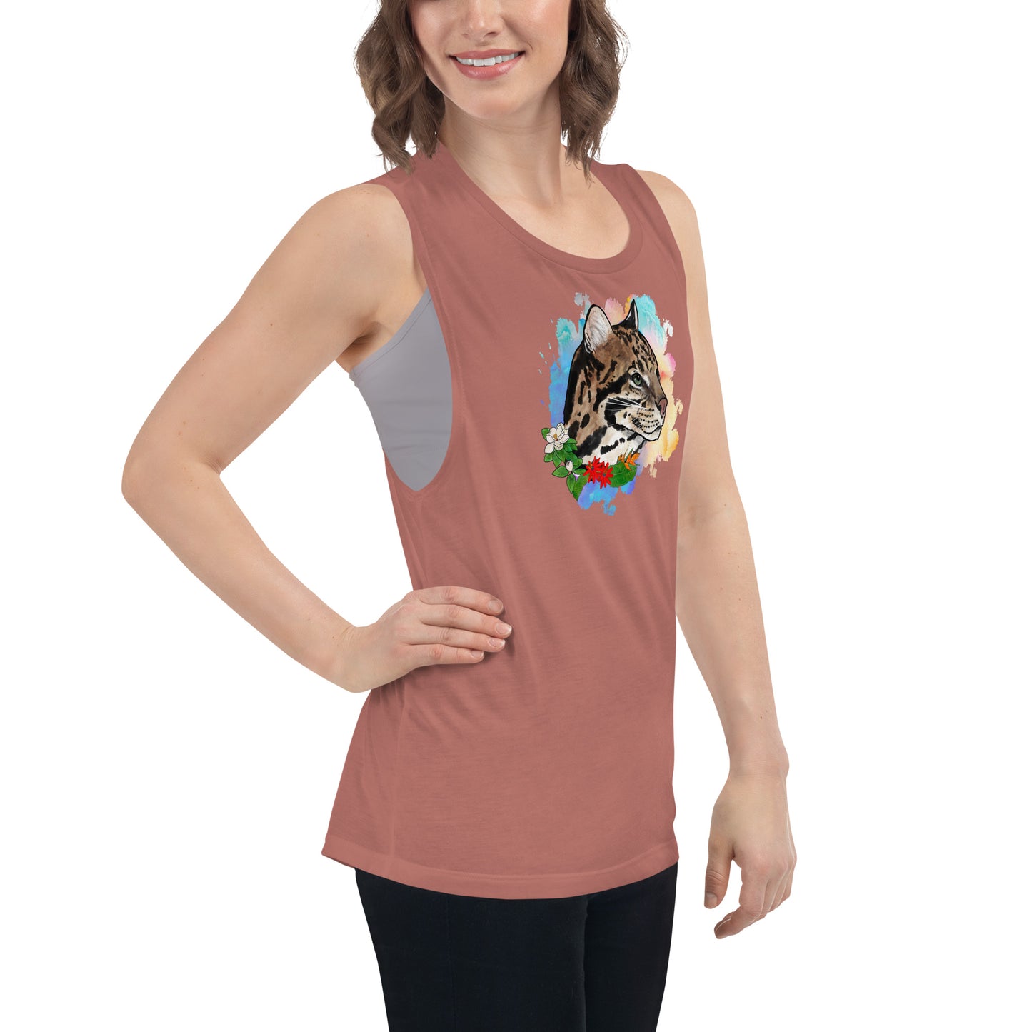 Ocelot Ladies’ Muscle Tank