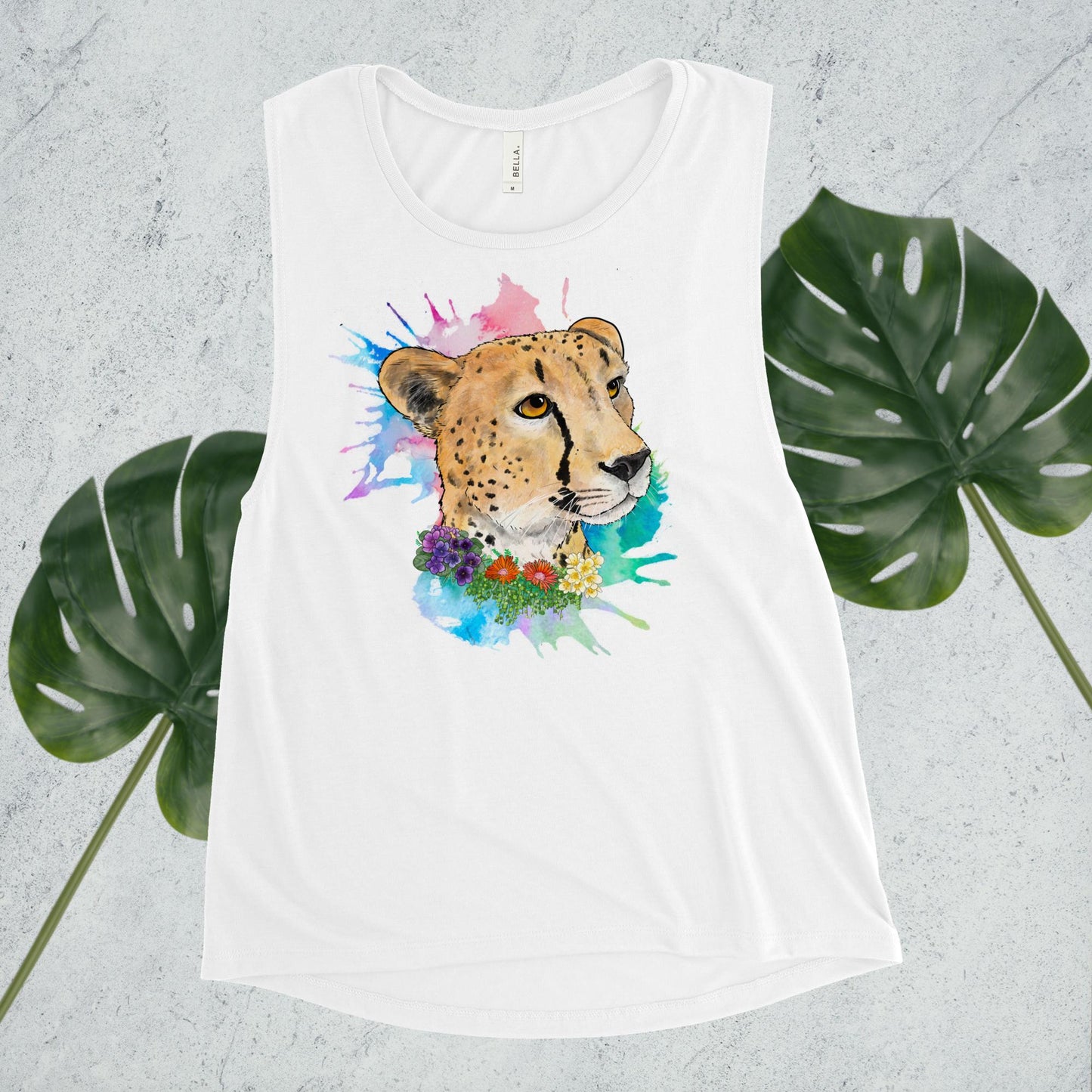 Cheetah Ladies’ Muscle Tank