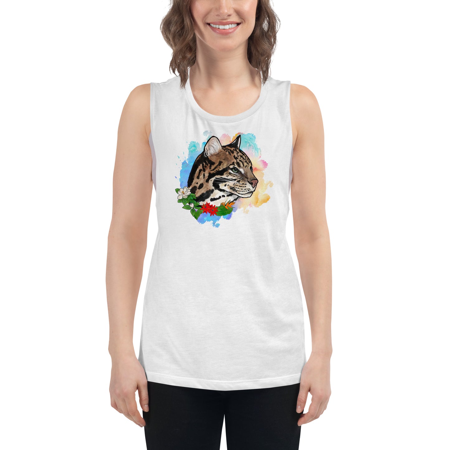 Ocelot Ladies’ Muscle Tank
