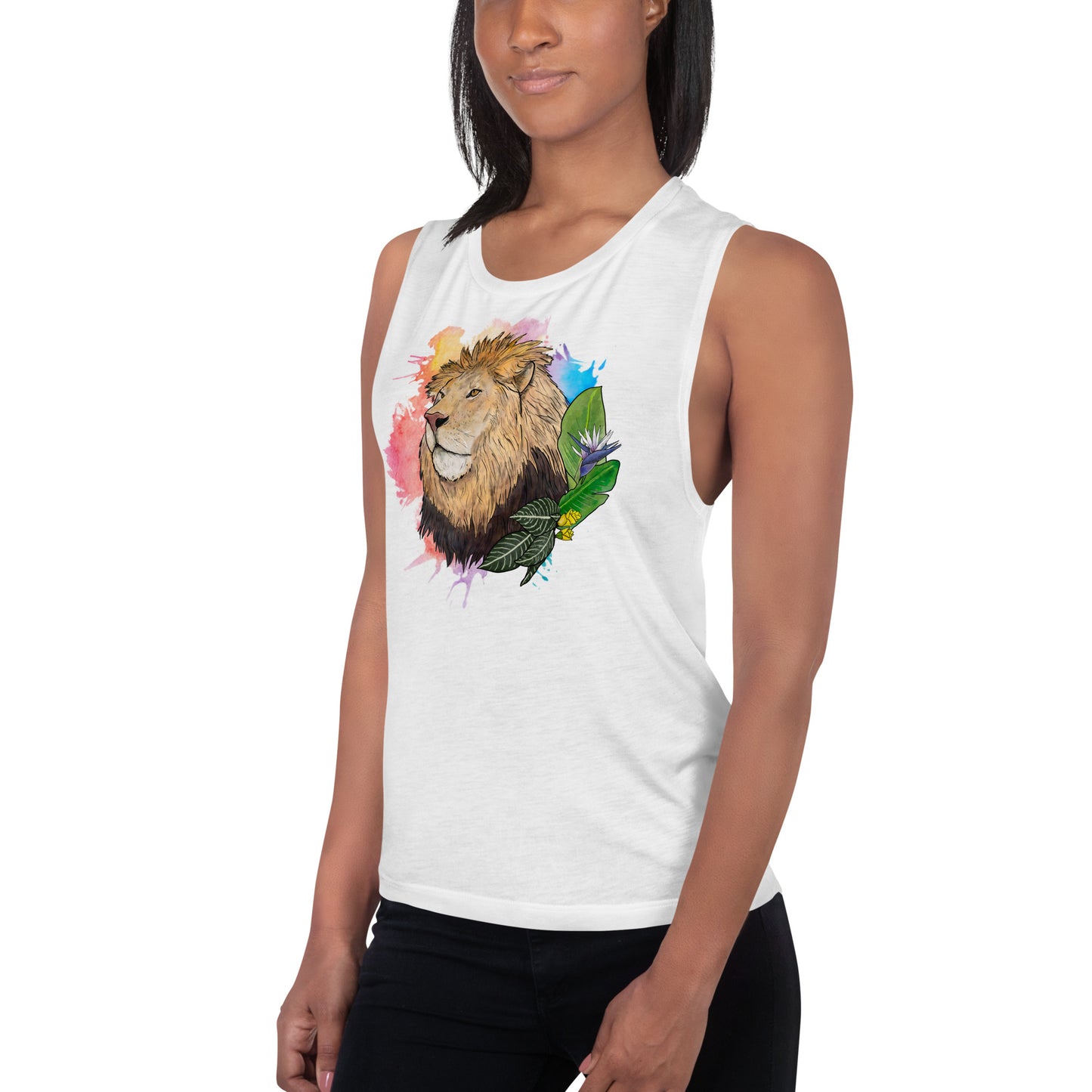 Lion Ladies’ Muscle Tank