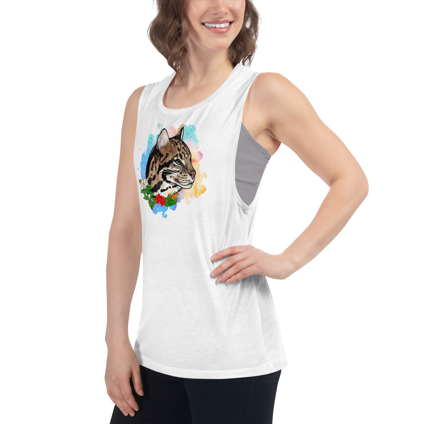 Ocelot Ladies’ Muscle Tank